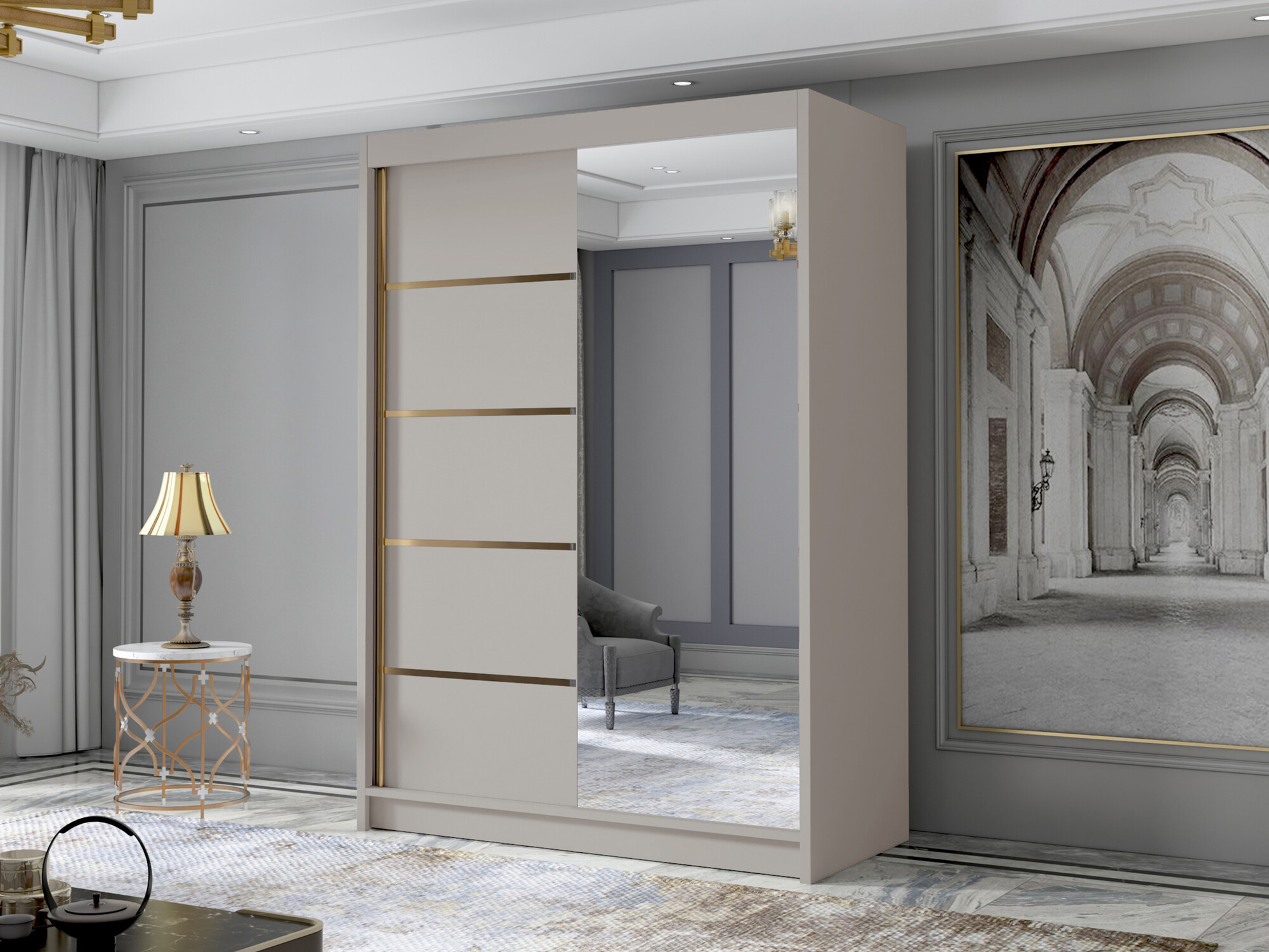 Kledingkast Closico Fornix III (Kasjmier)