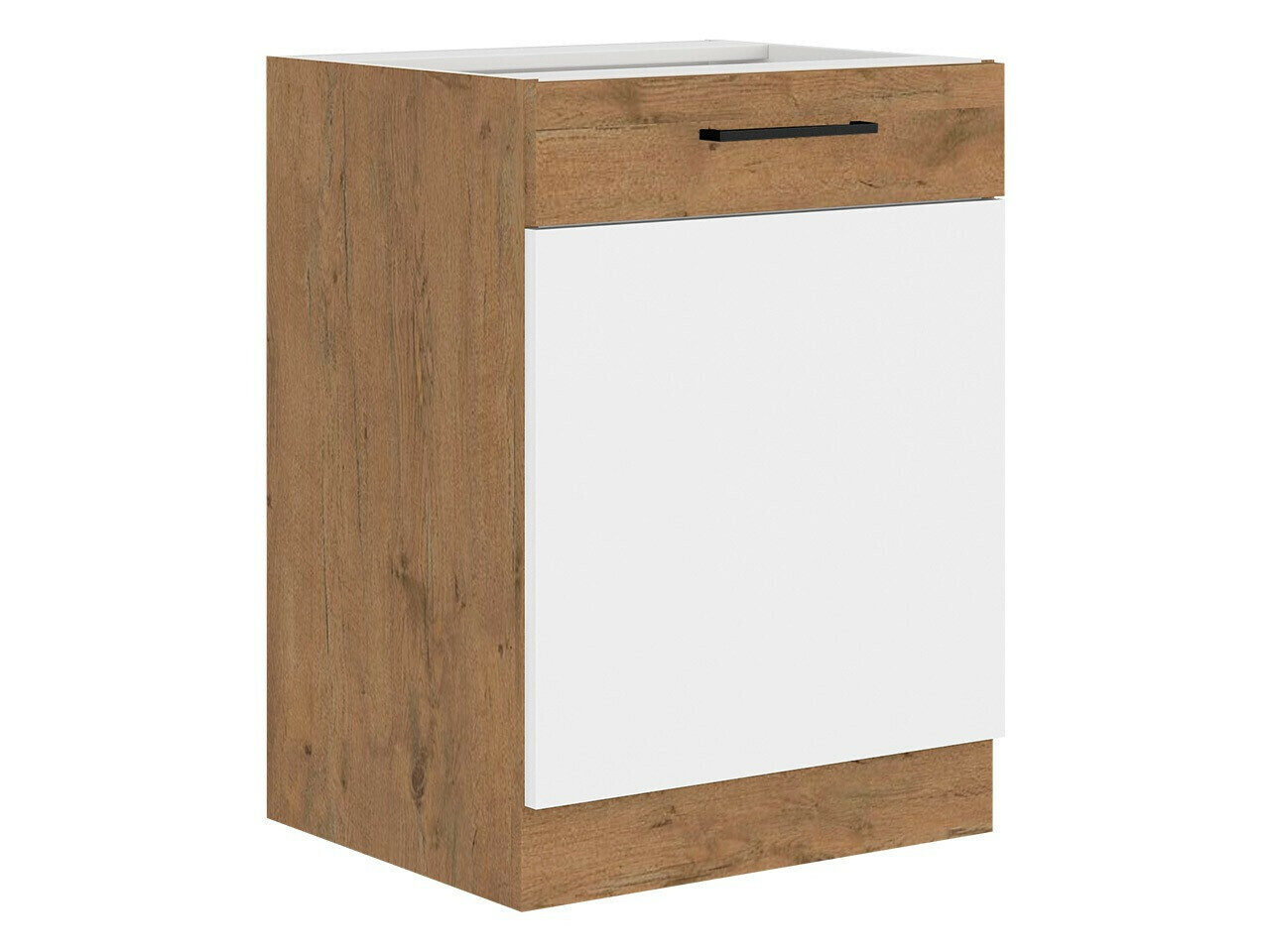 Modulaire kast met deuren Wood White 116