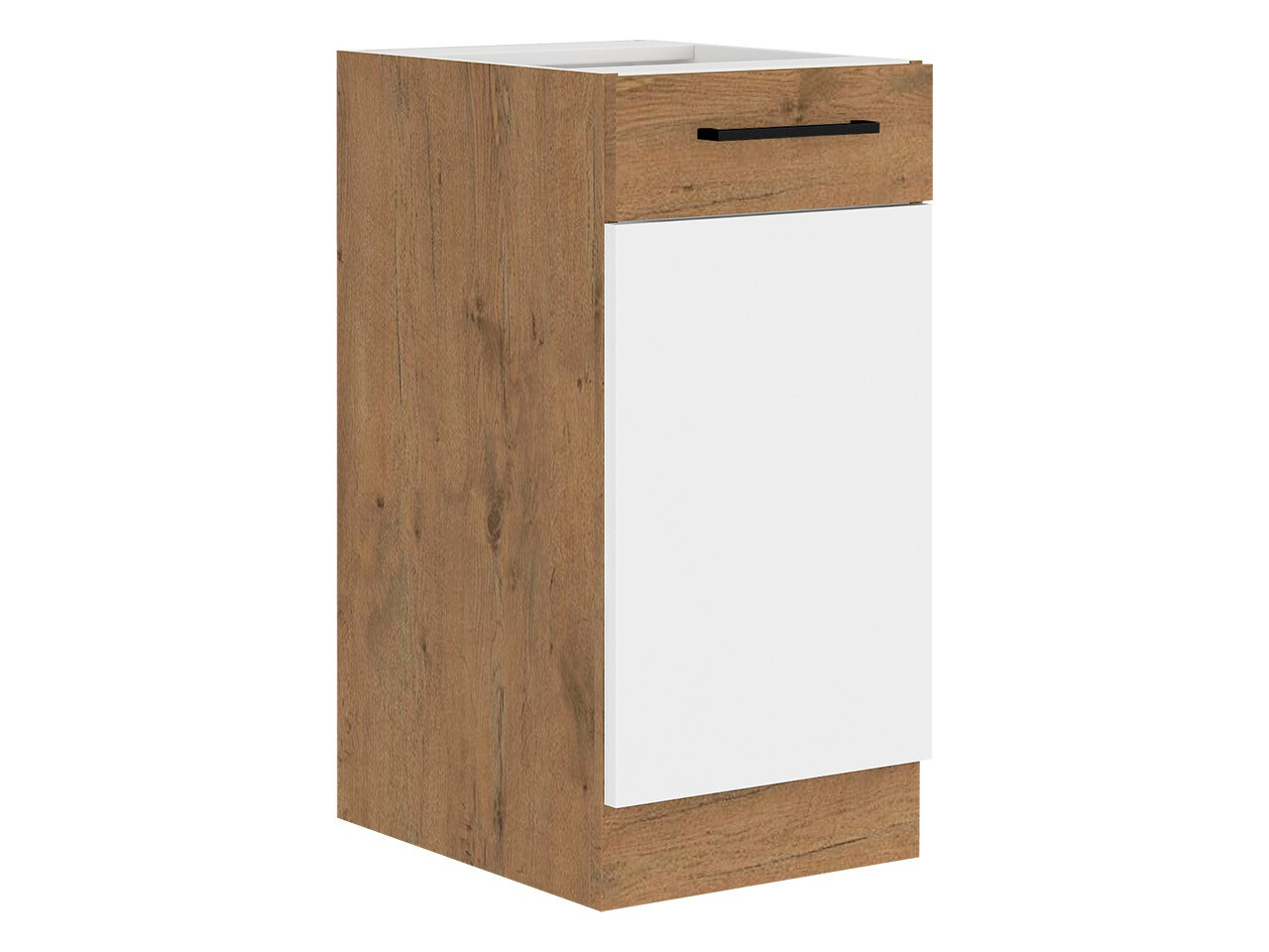 Modulaire kast met deuren Wood White 120