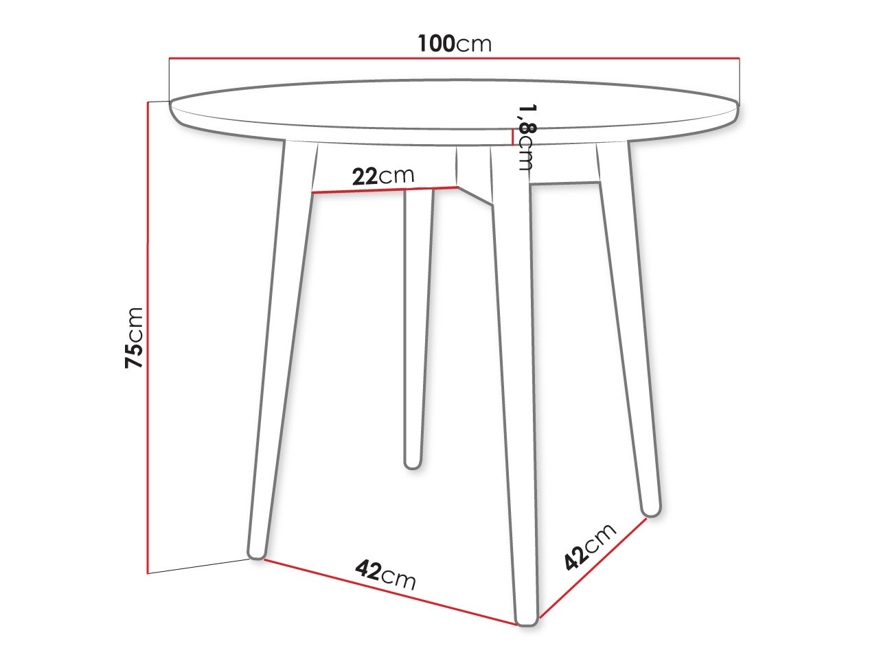 Tafel Racine 117 (Bruin)