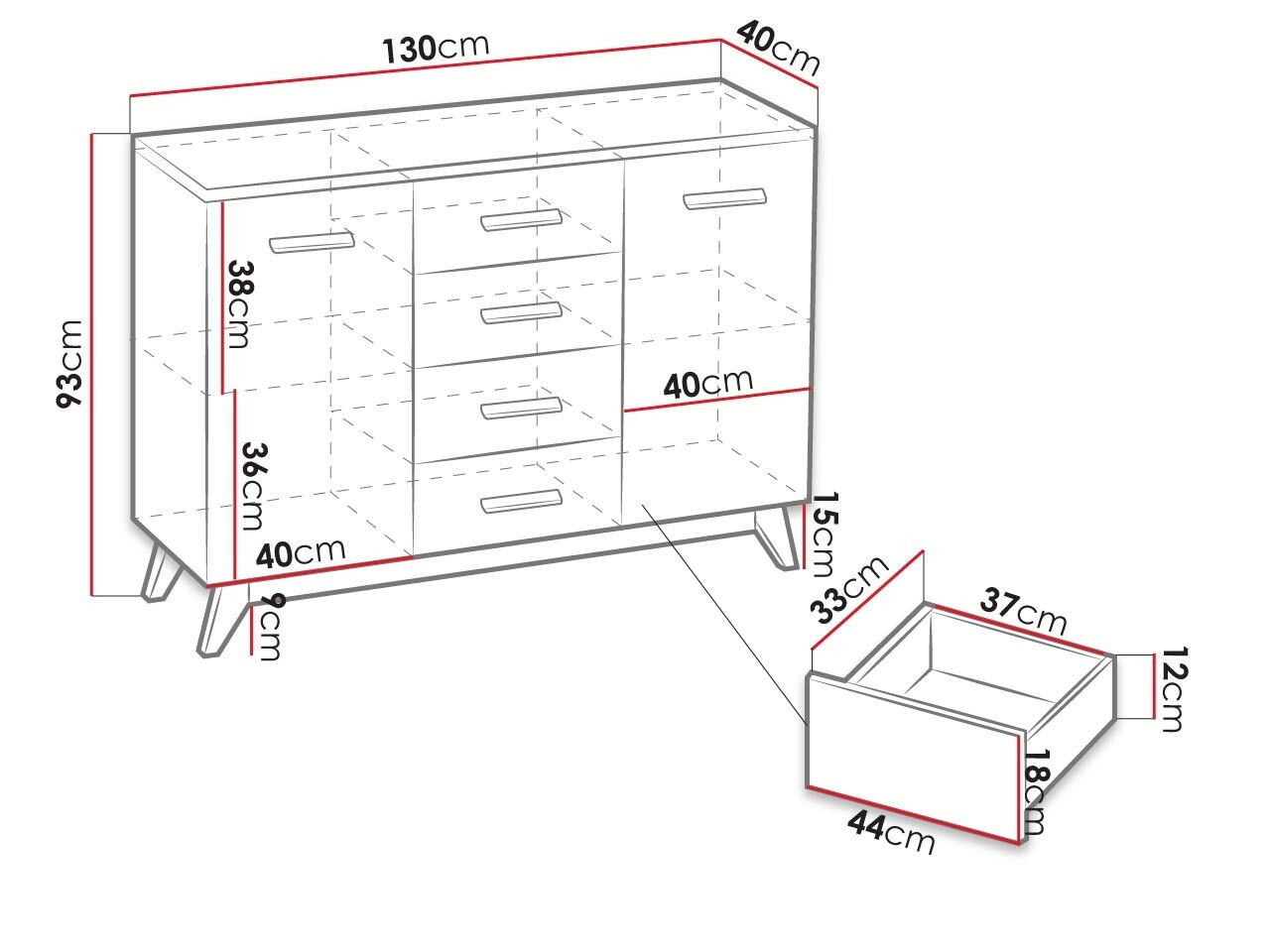 Ladekast Sorvera 106
