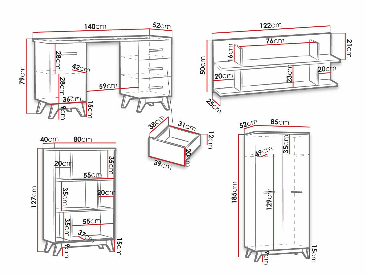 Thuiskantoorset Sorvera 114