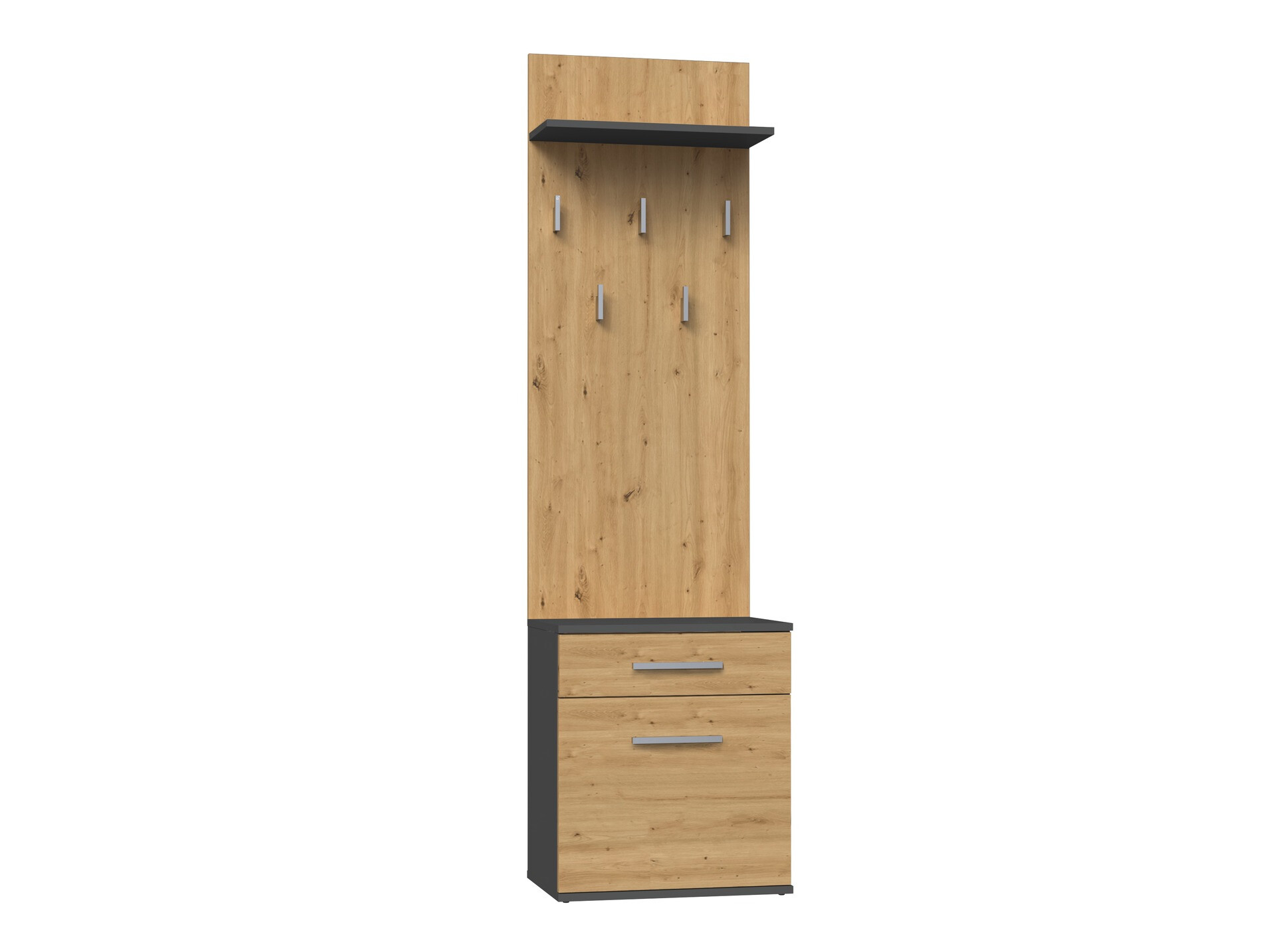 Gangmeubelset Mandeville 129 (Artisan eiken + Antraciet)