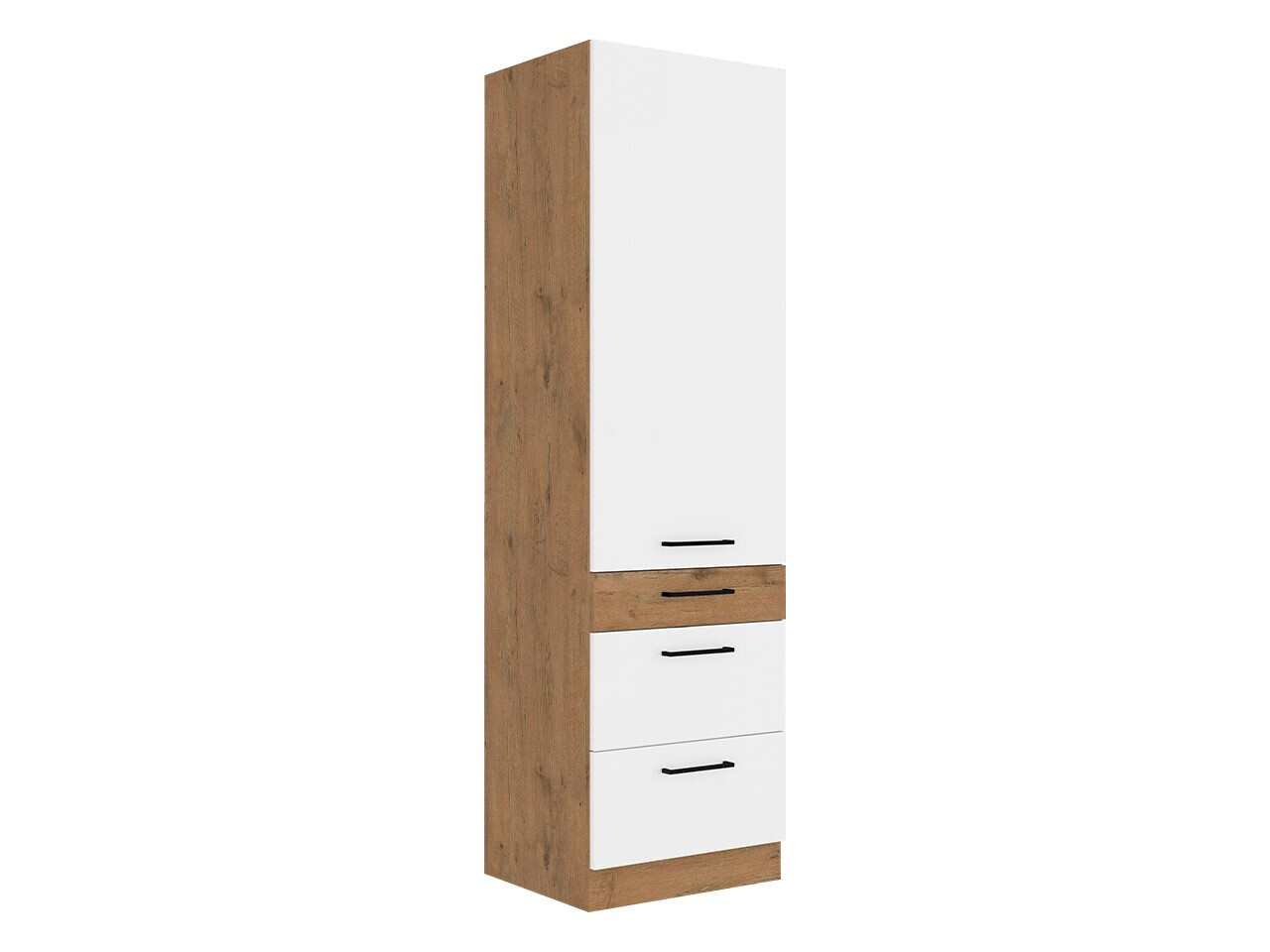 Modulaire kast met deuren Wood White 127