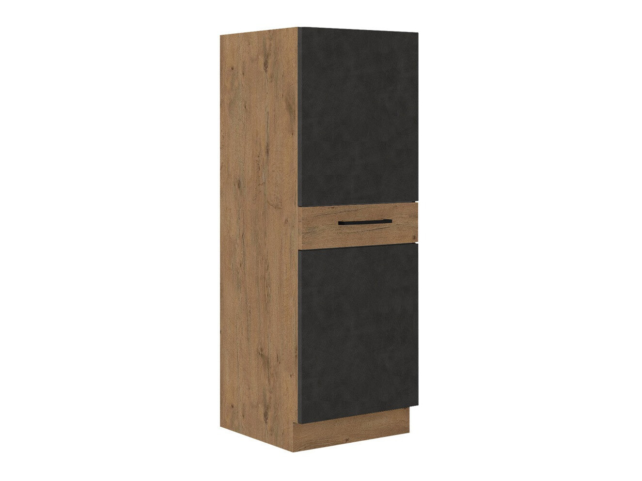 Modulaire kast met lade en deuren Wood Grey 100