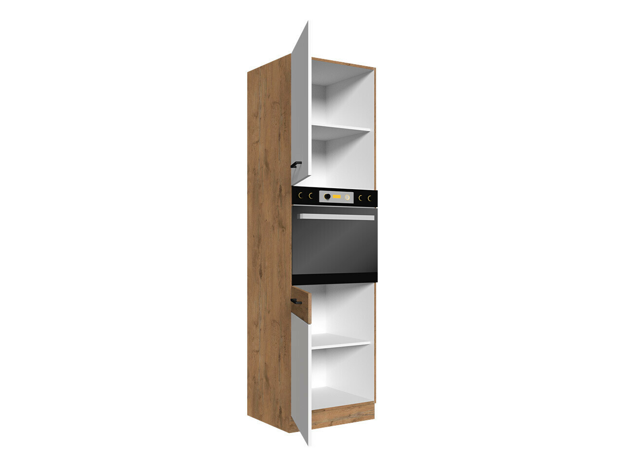 Modulaire kast voor inbouwapparatuur Wood Grey 113