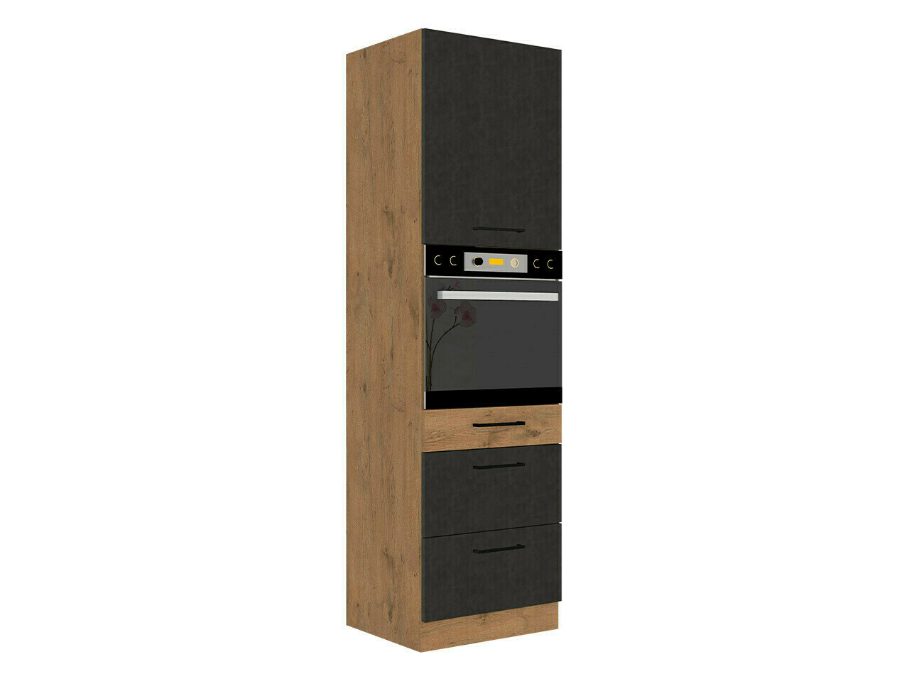 Modulaire kast voor inbouwapparatuur Wood Grey 126