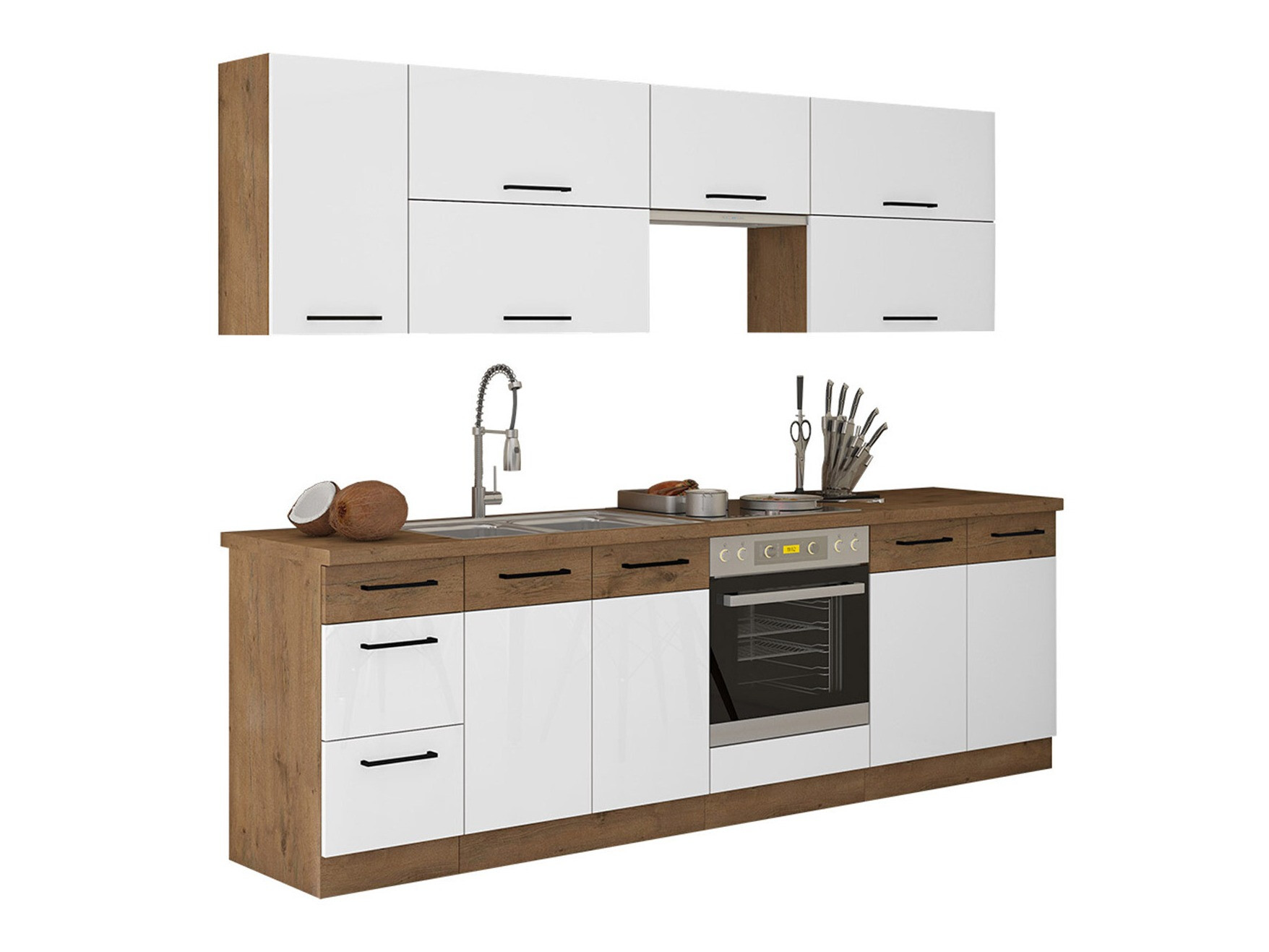 Modulaire keukenset Wood White 138