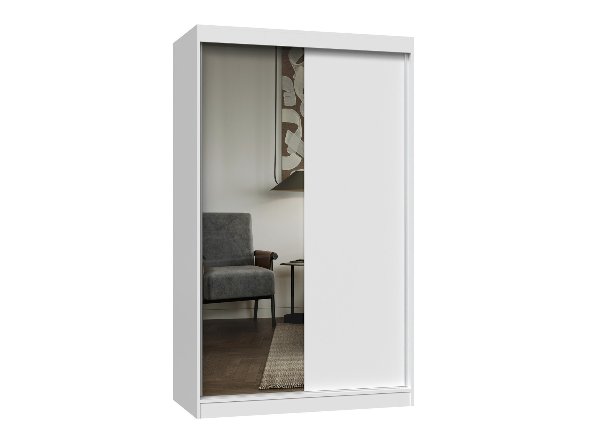 Kledingkast Mandeville 155 (Wit)
