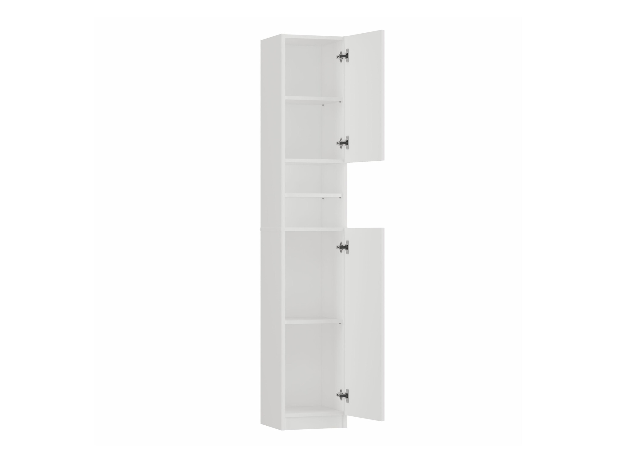 Staand badkamermeubel Mandeville 152 (Wit + Wit gloss)