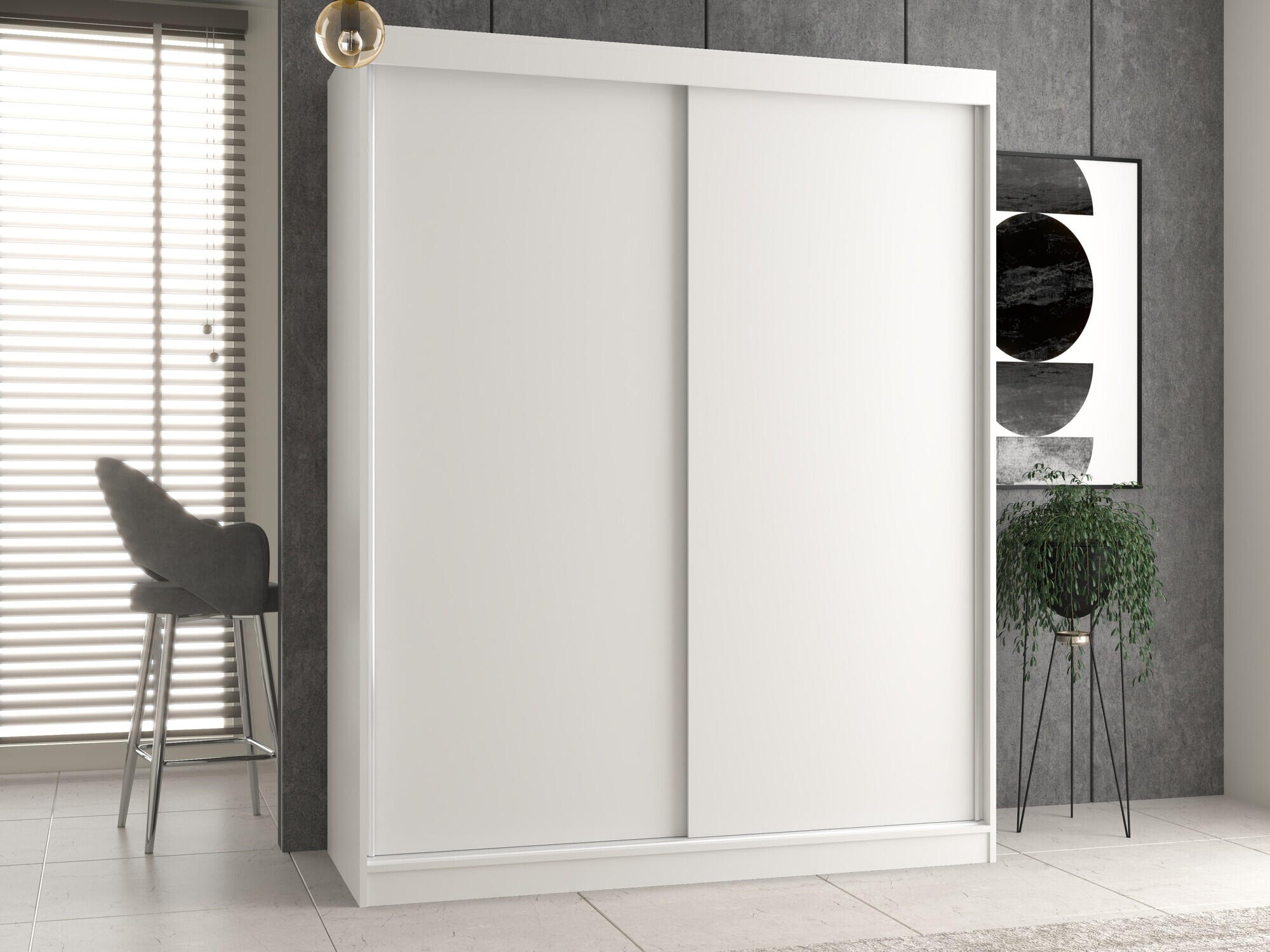 Kledingkast Mandeville 167 (Wit)