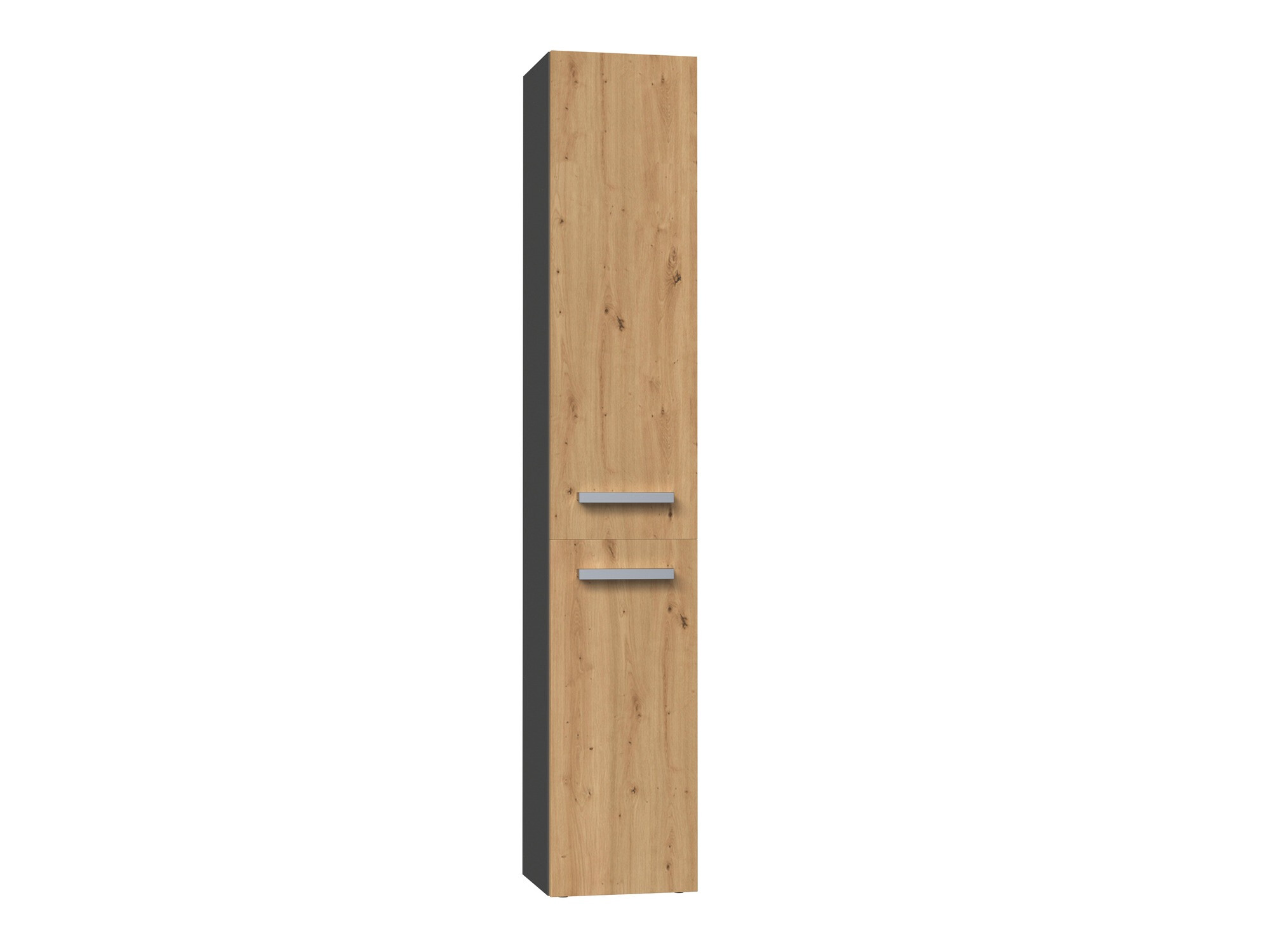 Staand badkamermeubel Nolmaru 107 (Antraciet + Artisan eiken)