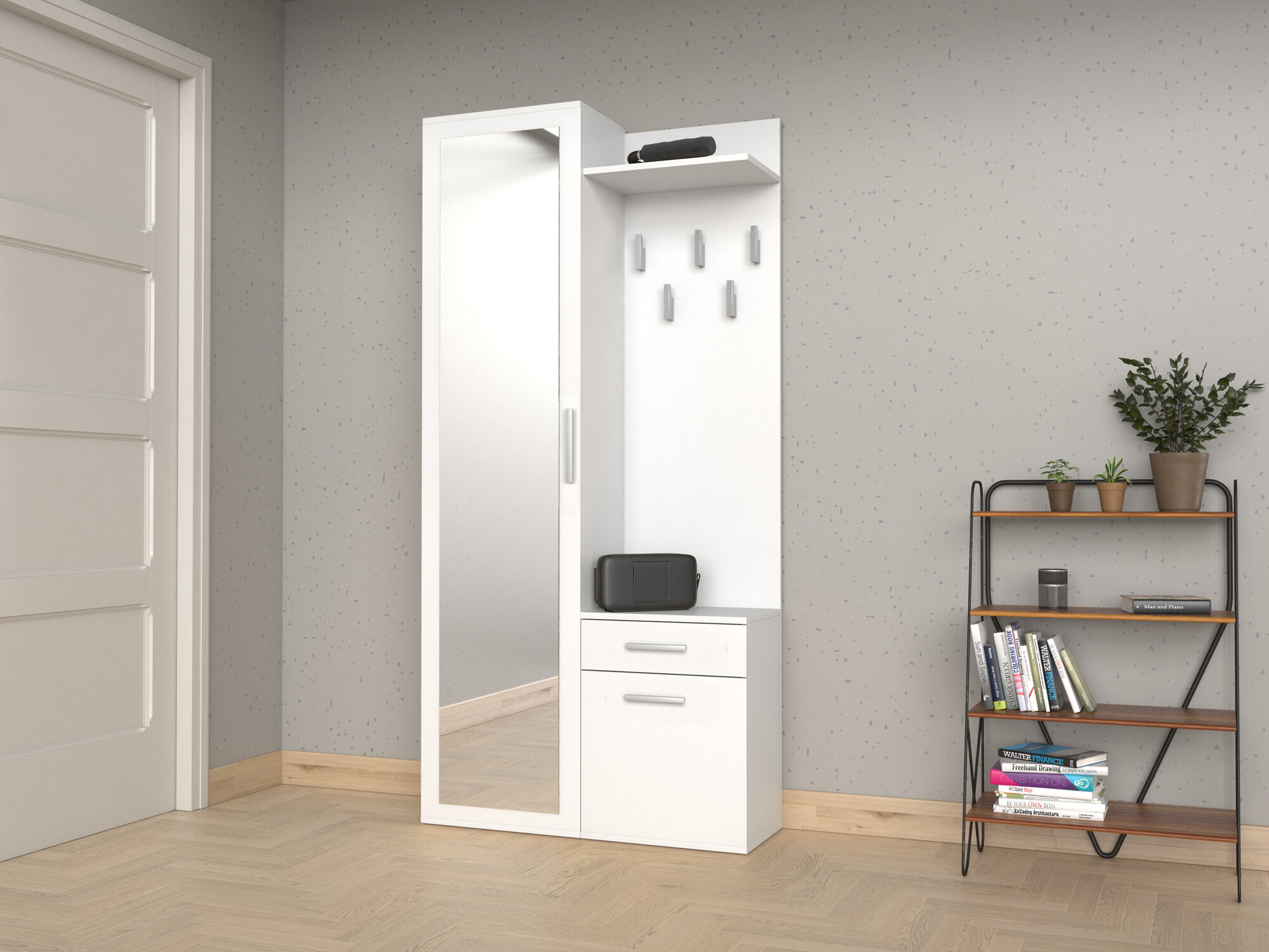 Gangmeubelset Mandeville 126 (Mat wit)