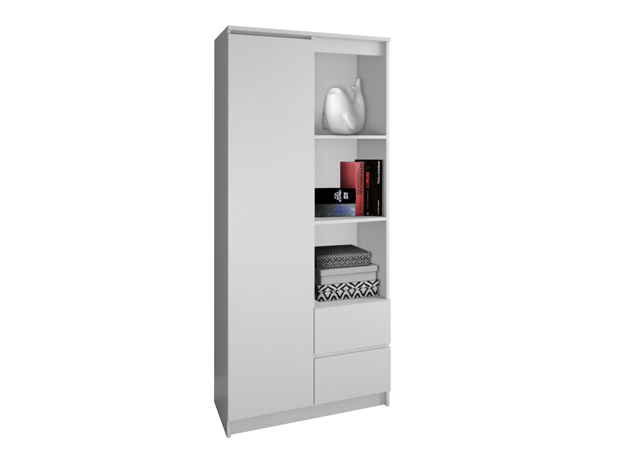 Boekenkast Mandeville 182 (Wit)