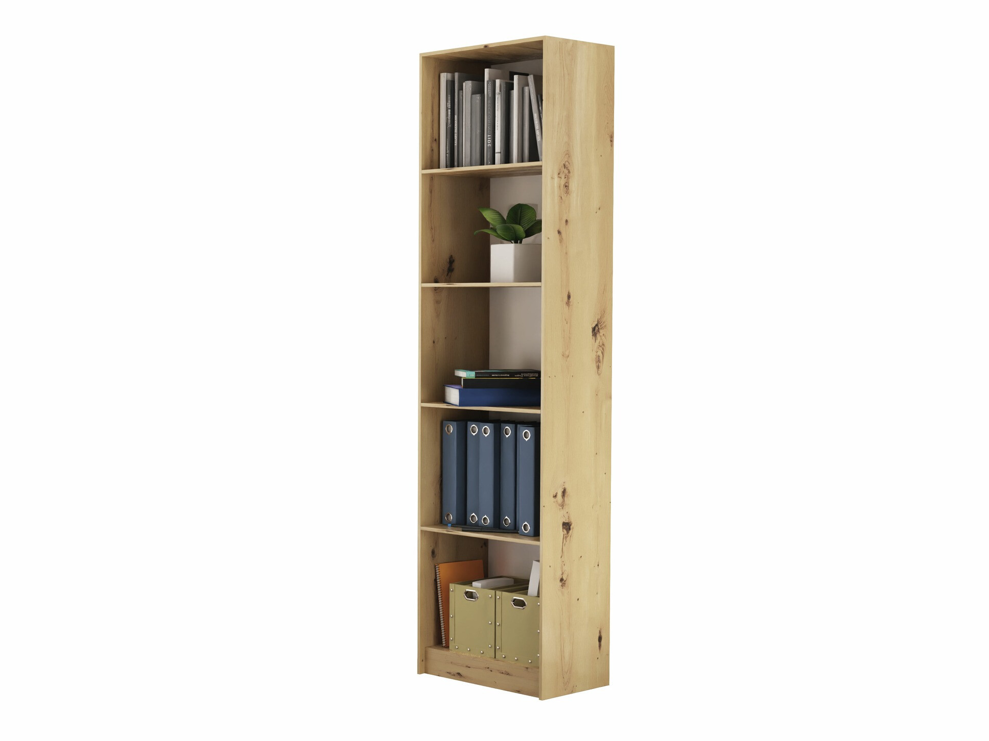 Boekenkast Mandeville 188 (Artisan eiken)