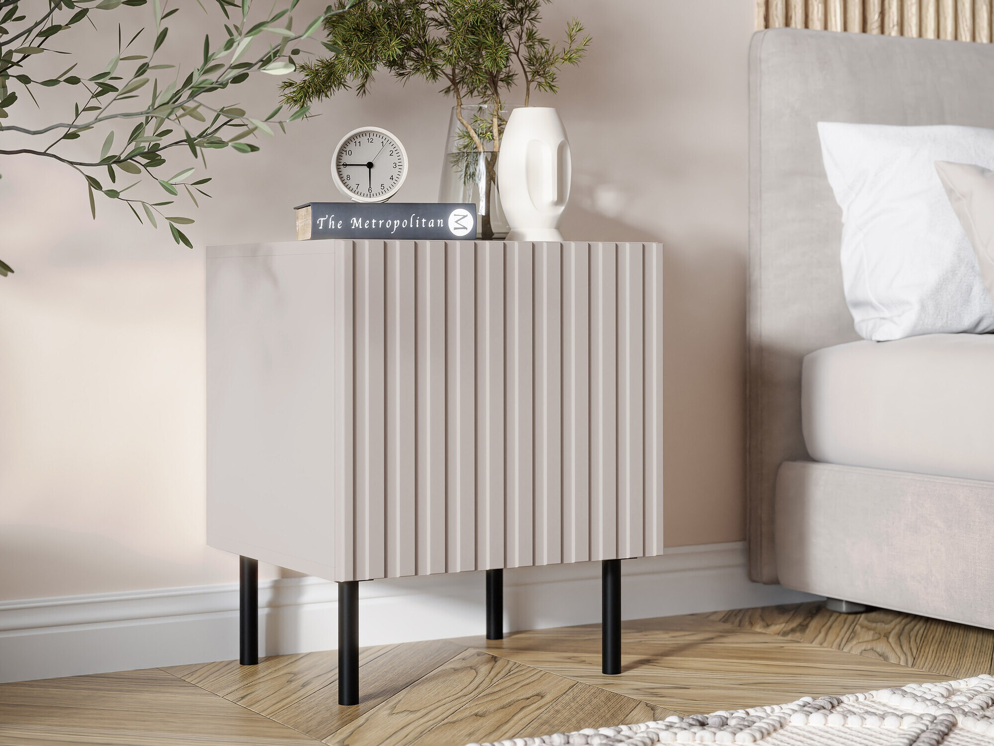 Een set nachtkastjes Studium