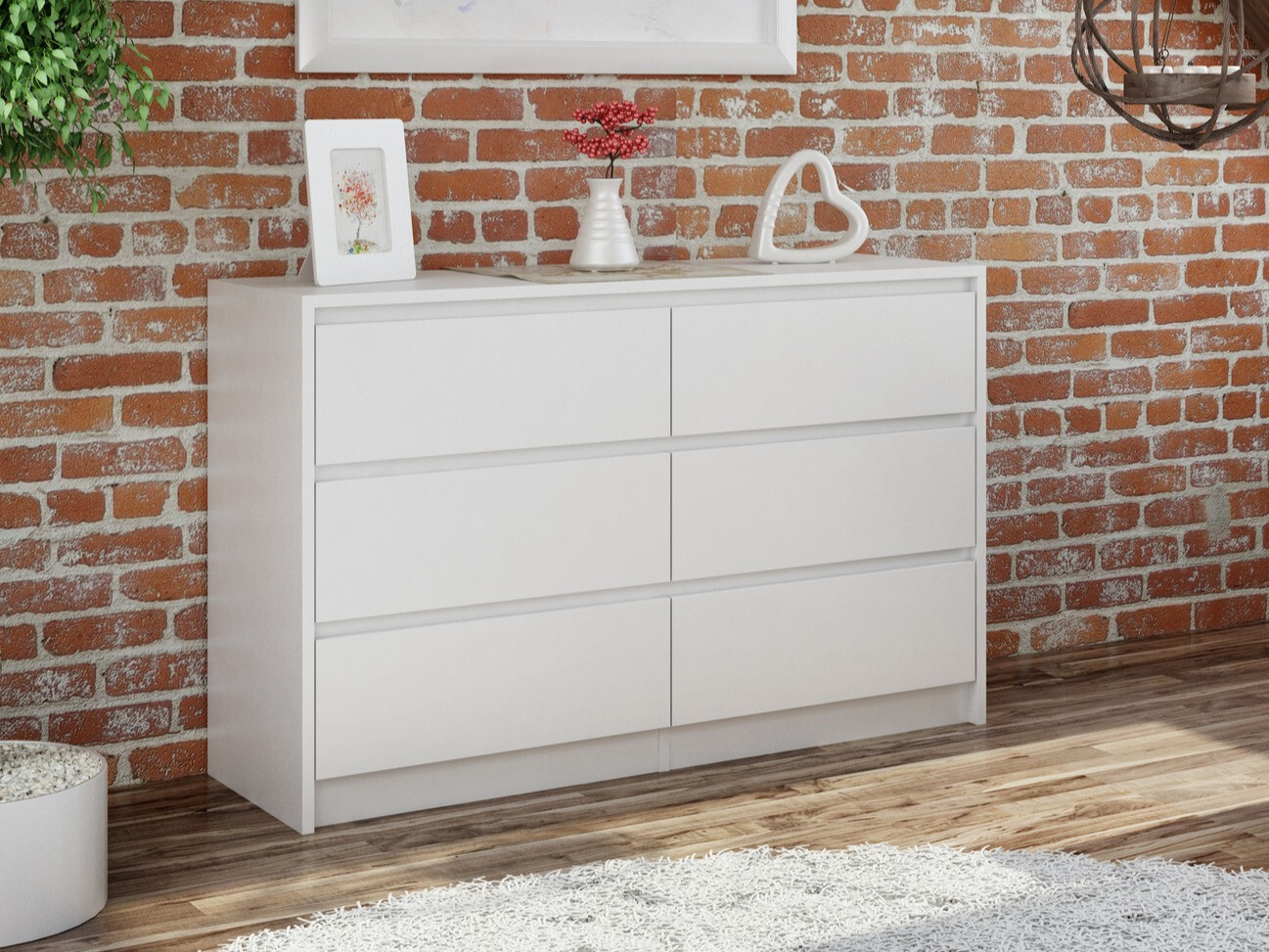 Ladekast Mandeville 184 (Wit)