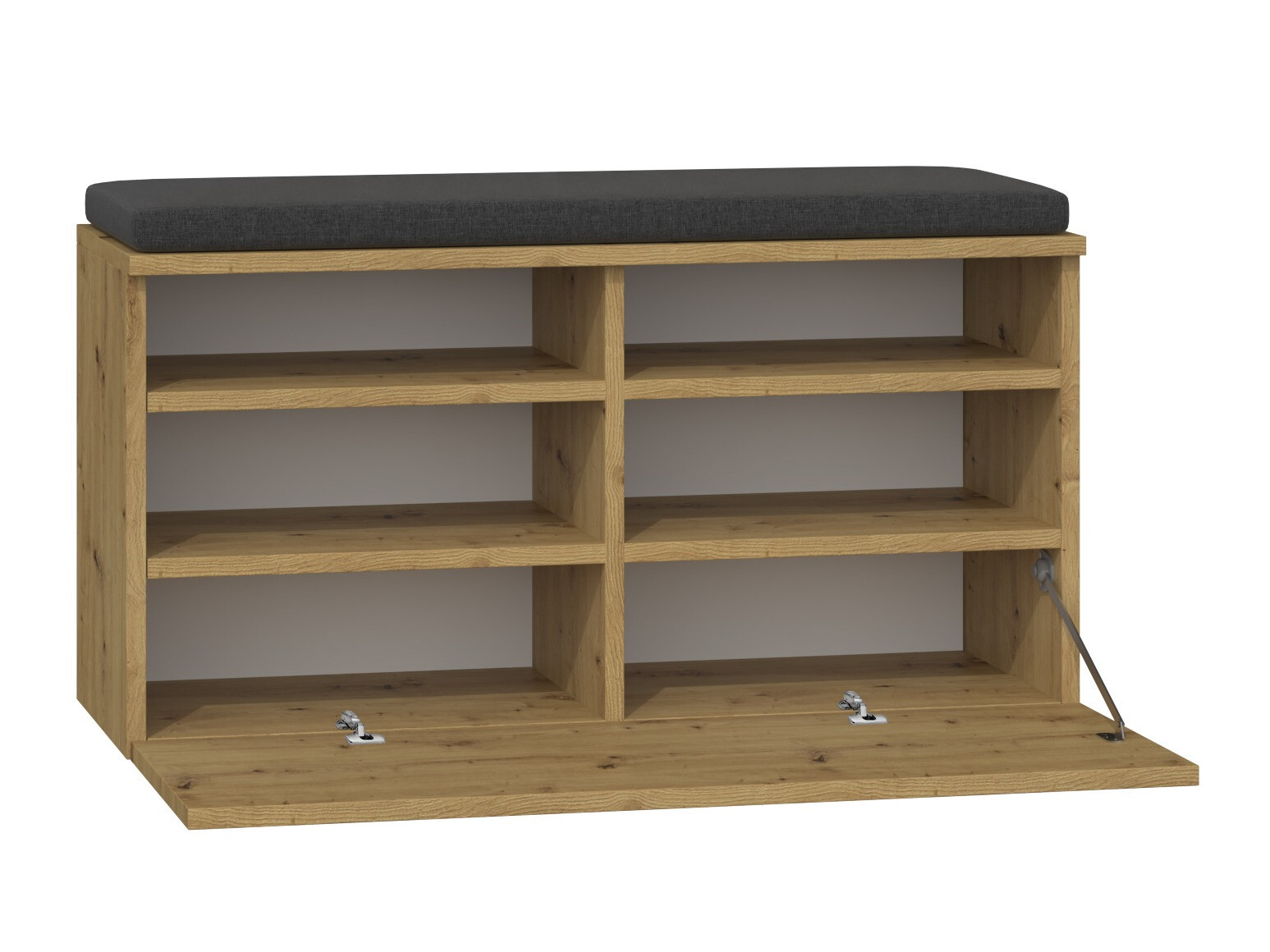 Schoenenkast Mandeville 189 (Artisan eiken)