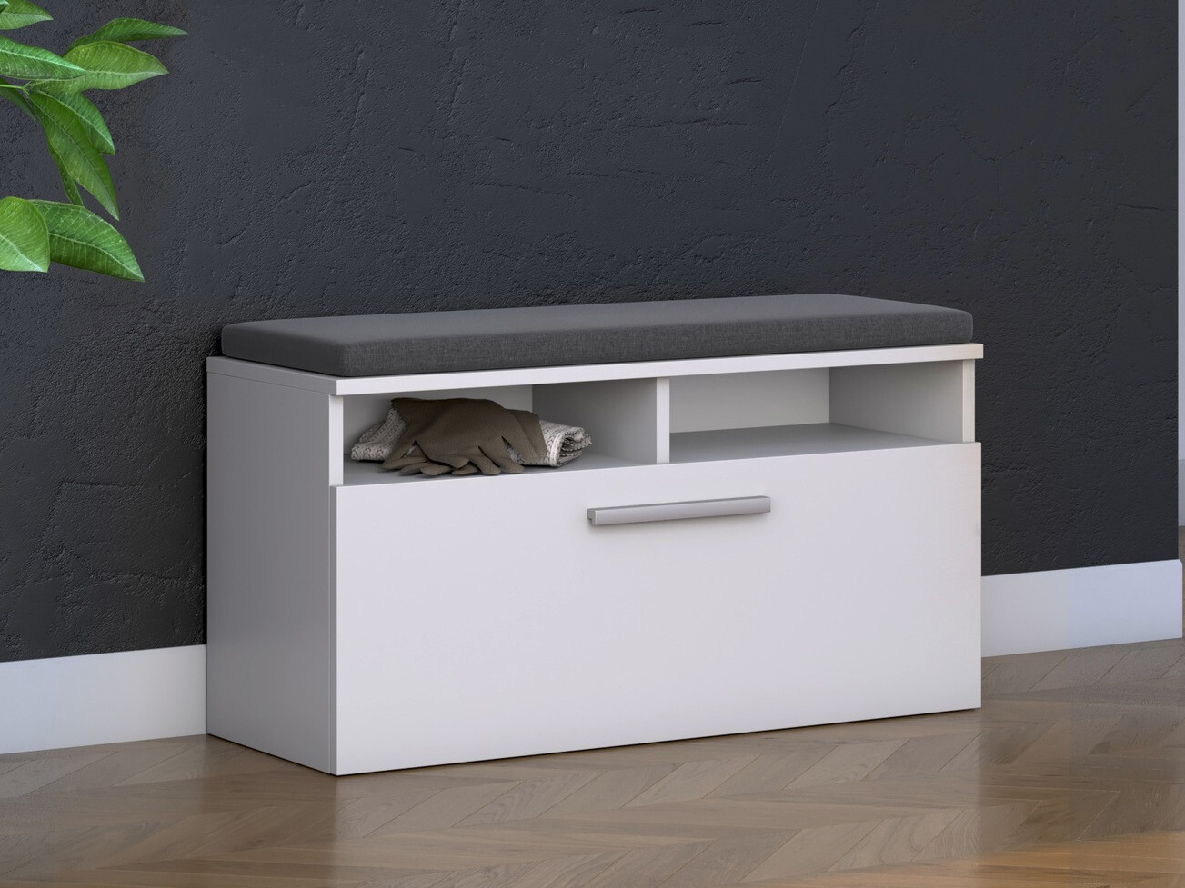 Schoenenkast Mandeville 189 (Wit)