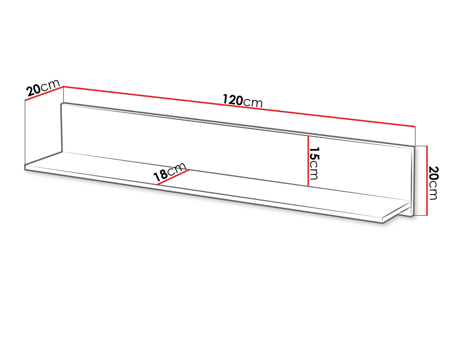 Wandplank Livsevi 107