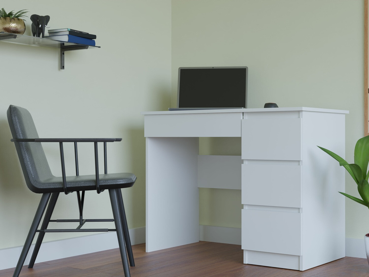 Bureau Elbvelu 108 (Wit)