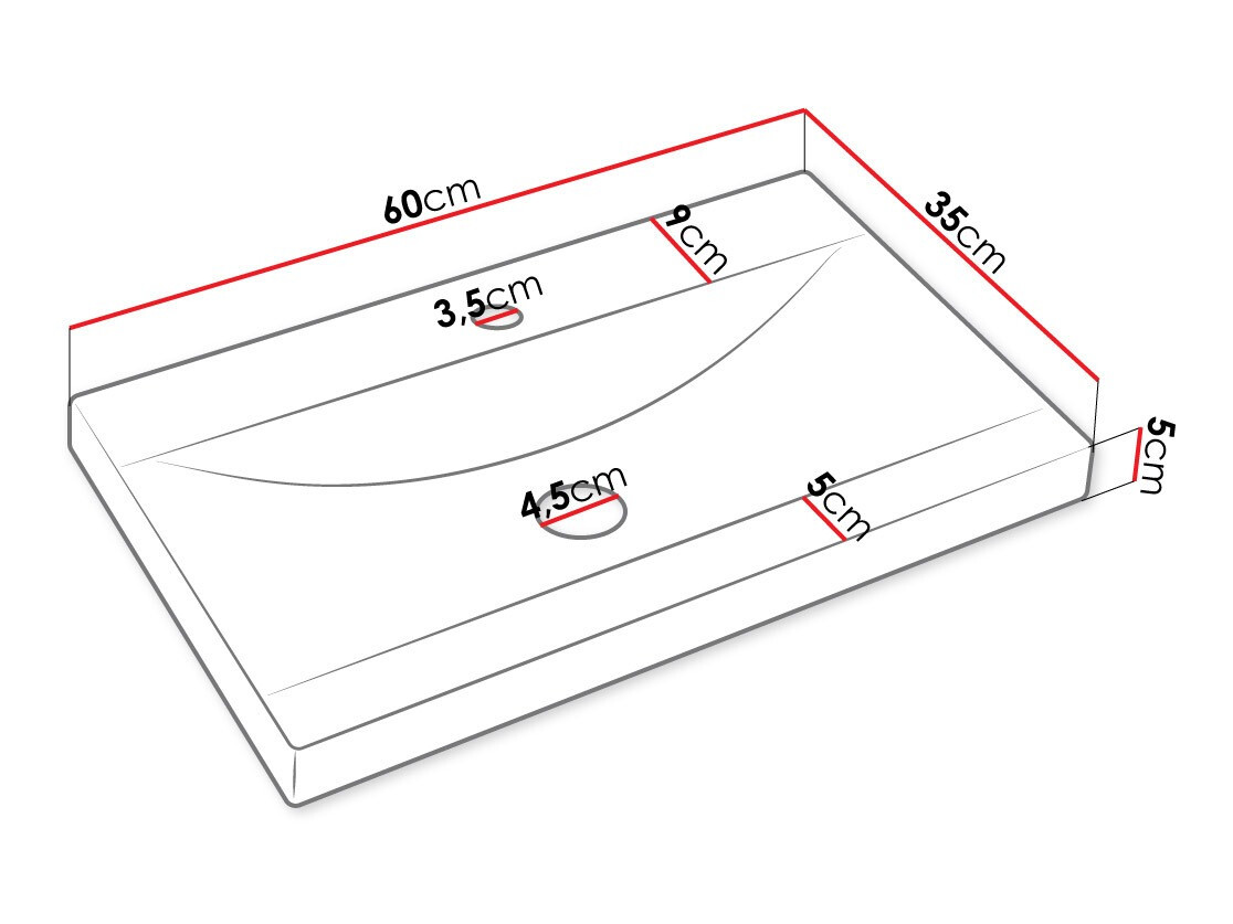 Badkamerset Sarasota 168 (Matera grijs + Kastanje)
