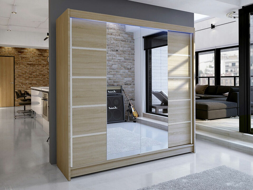 Kledingkast Closico 154 (Sonoma eik)