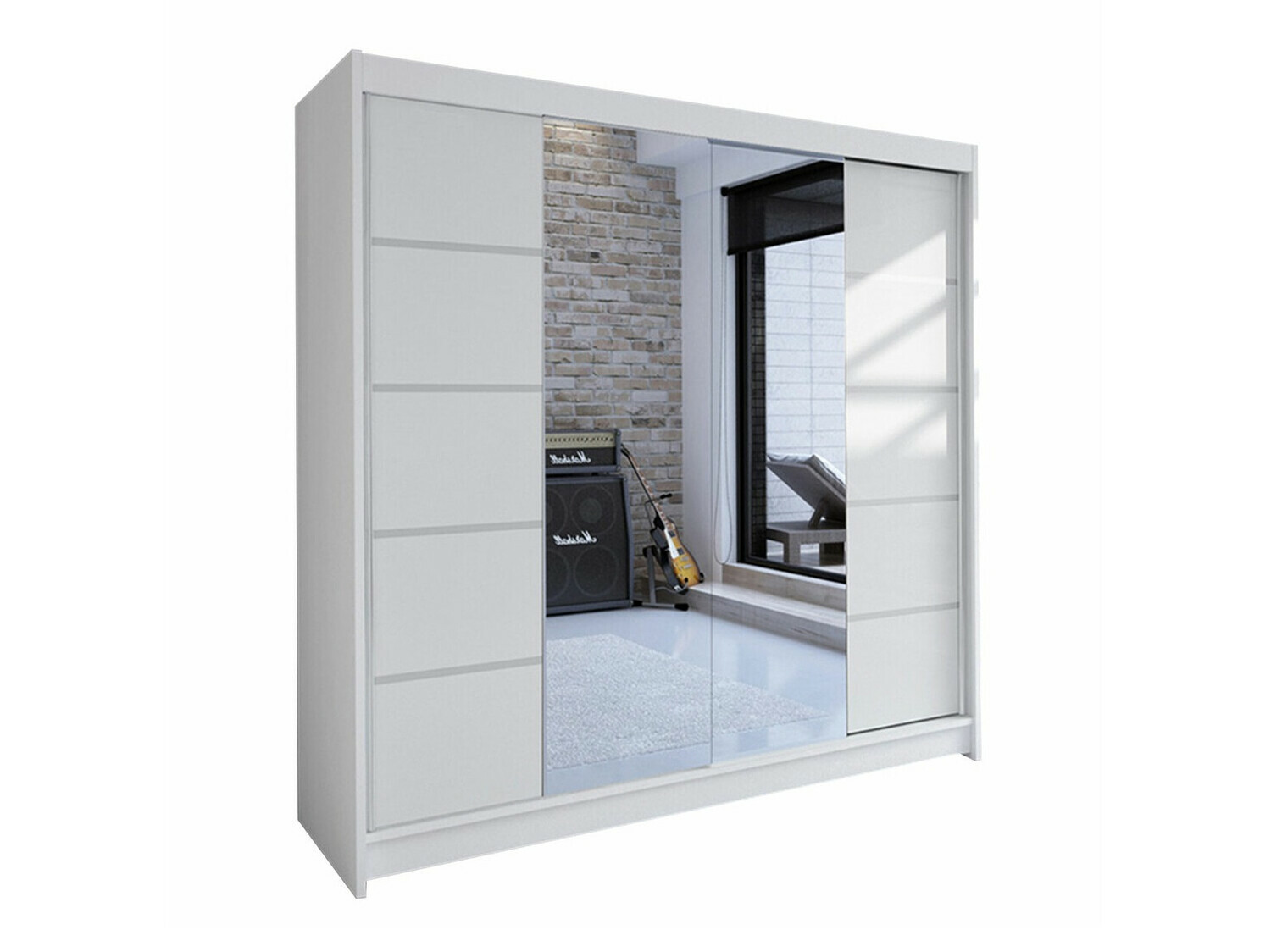 Kledingkast Closico Cavaris V (Wit)