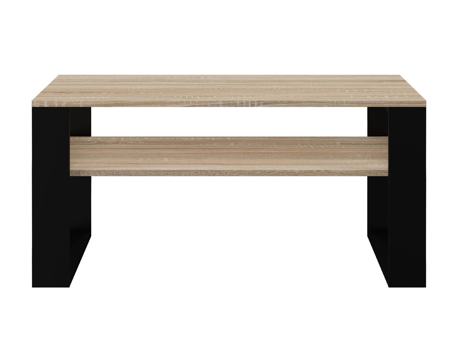 Salontafel Mandeville 208 (Sonoma eik + Zwart)