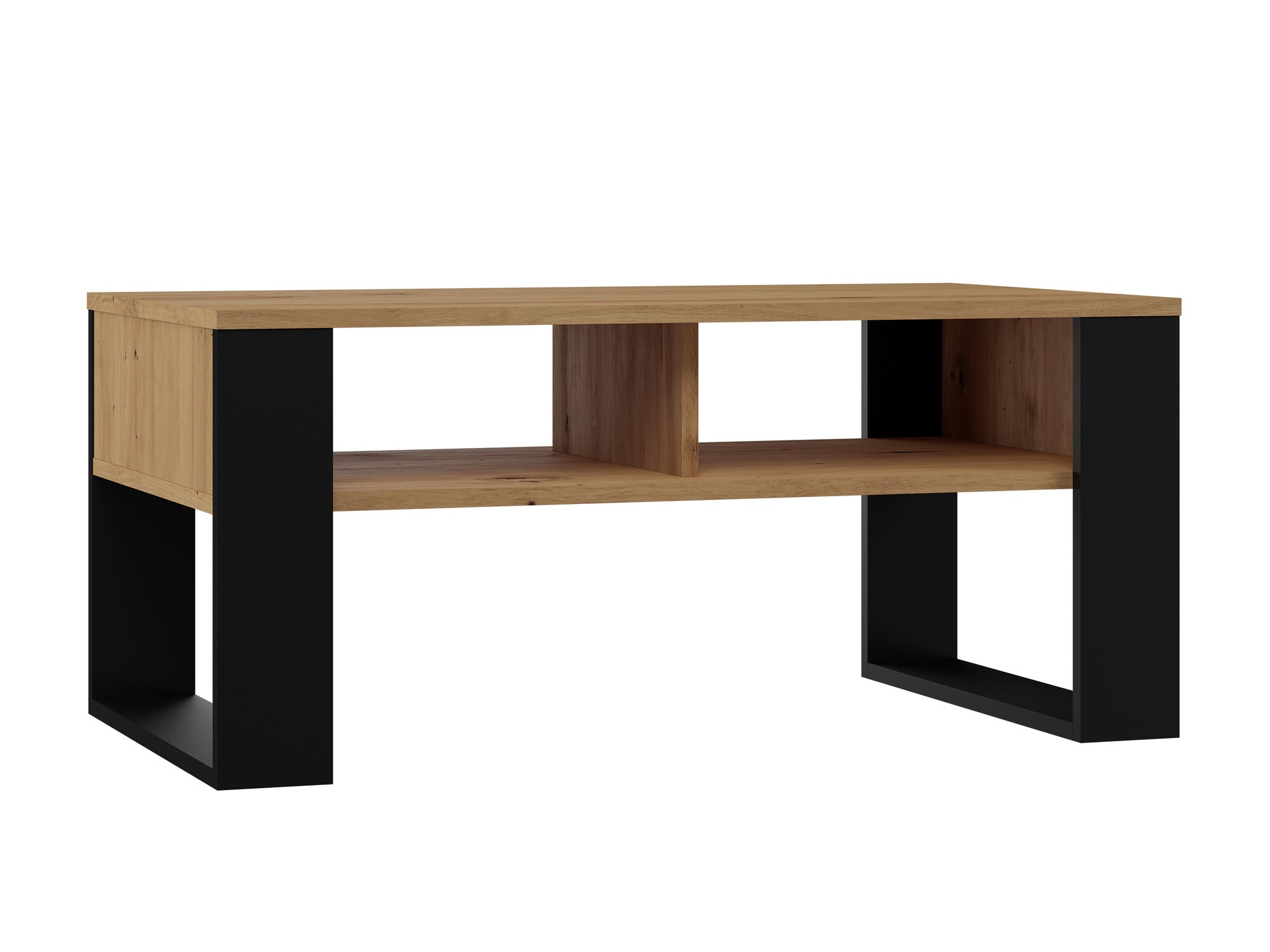 Salontafel Mandeville 209 (Artisan eiken + Zwart)