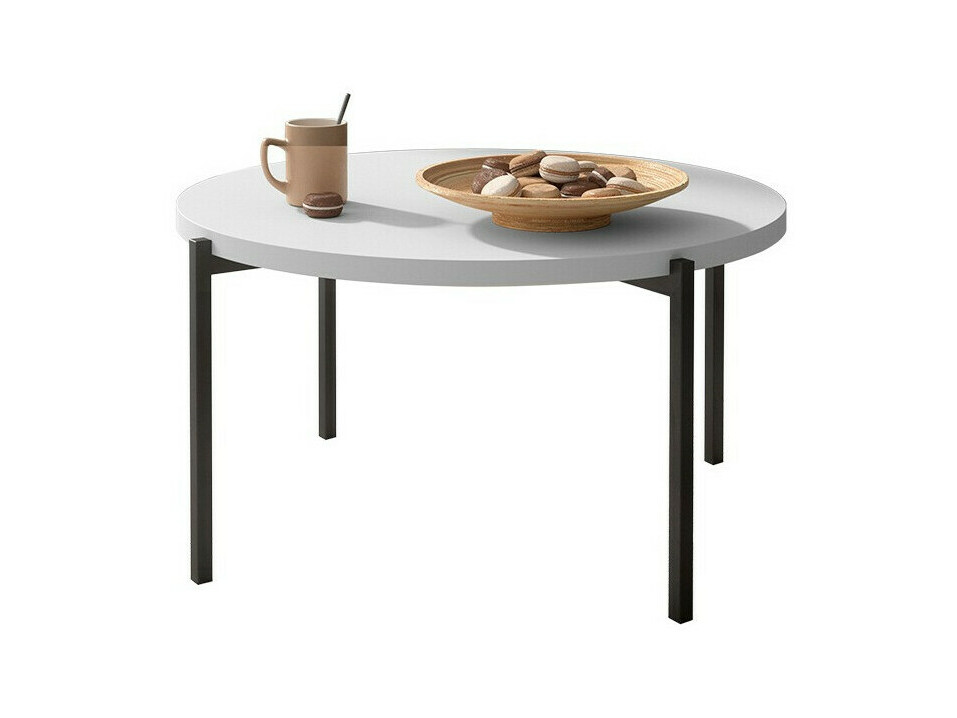 Salontafel Providence 176 (Wit + Zwart)