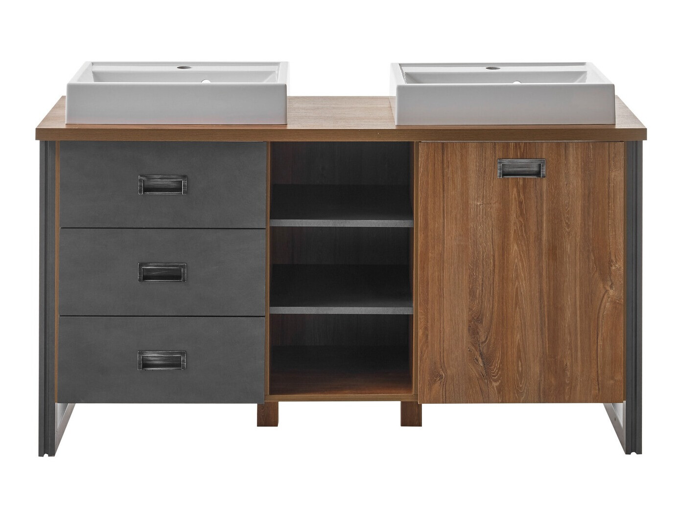 Staand badkamermeubel voor een wastafel Virmeli 141