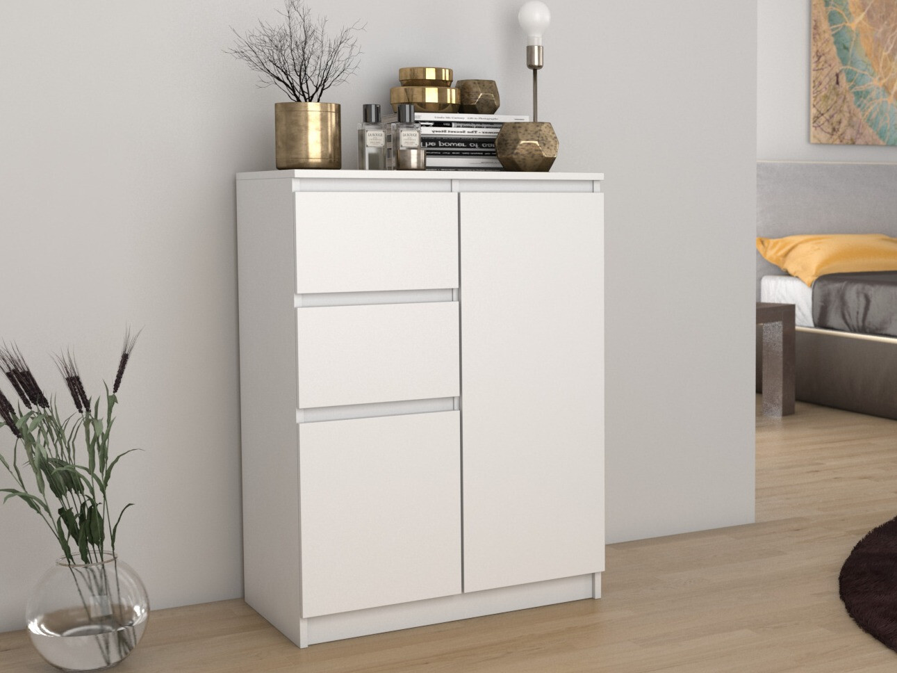 Ladekast Elbvelu 111 (Wit)