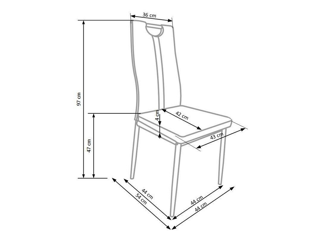 Stoel Houston 252 (Zwart)