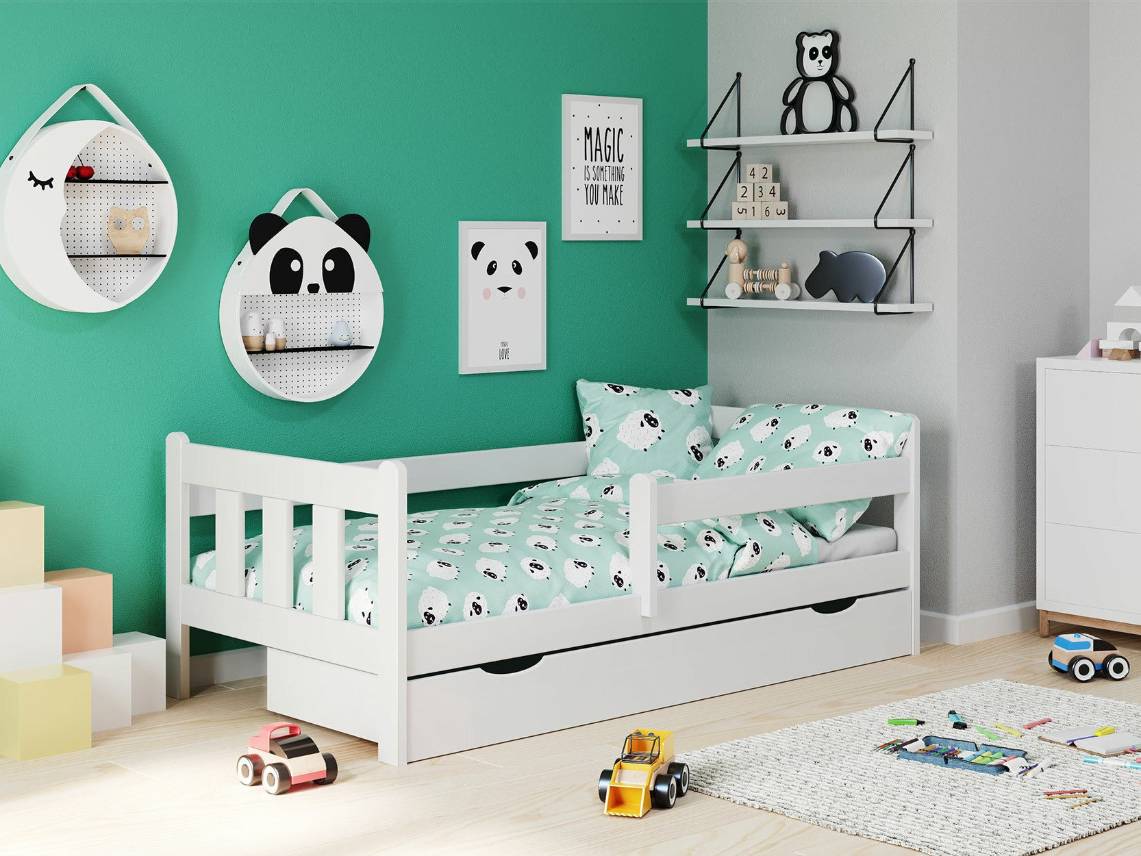 Bed Houston 889 (Wit)