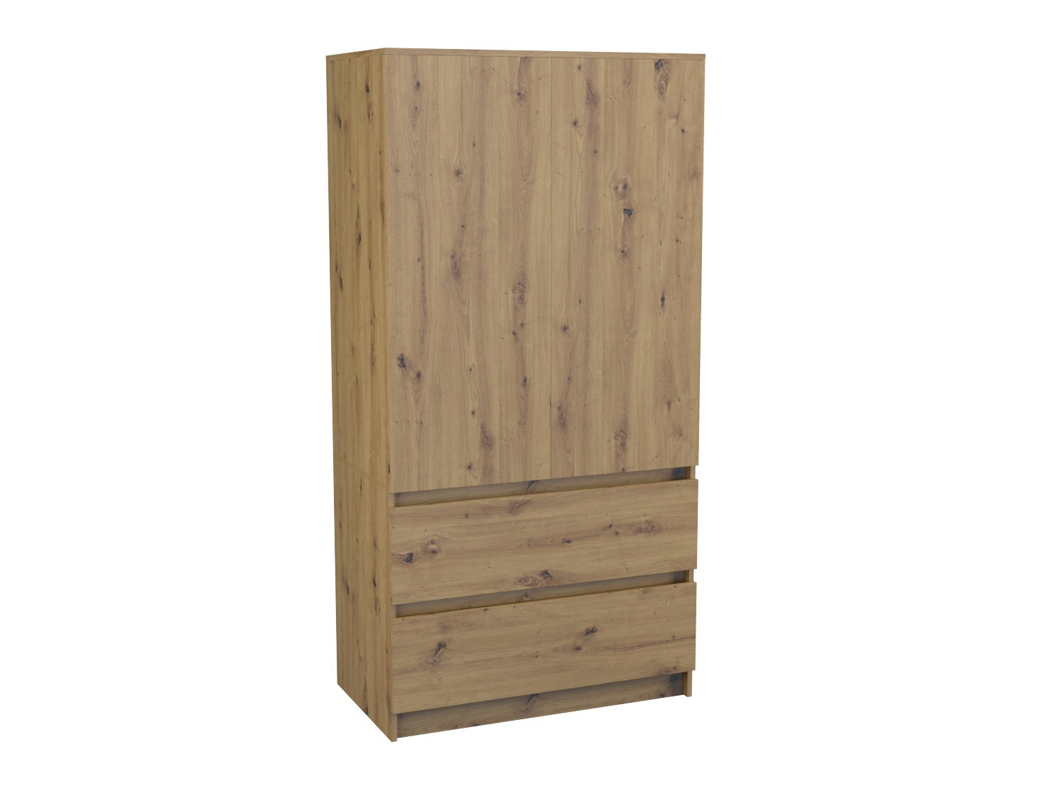 Kledingkast Elbvelu 116 (Artisan eiken)
