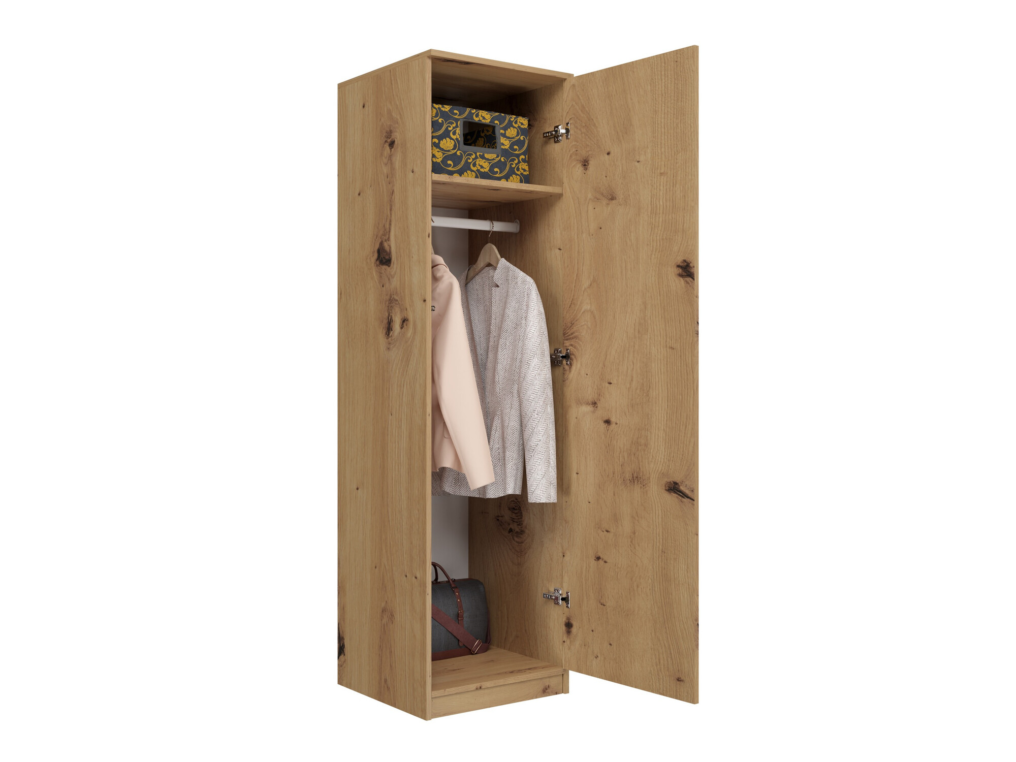 Kledingkast Elbvelu 118 (Artisan eiken)