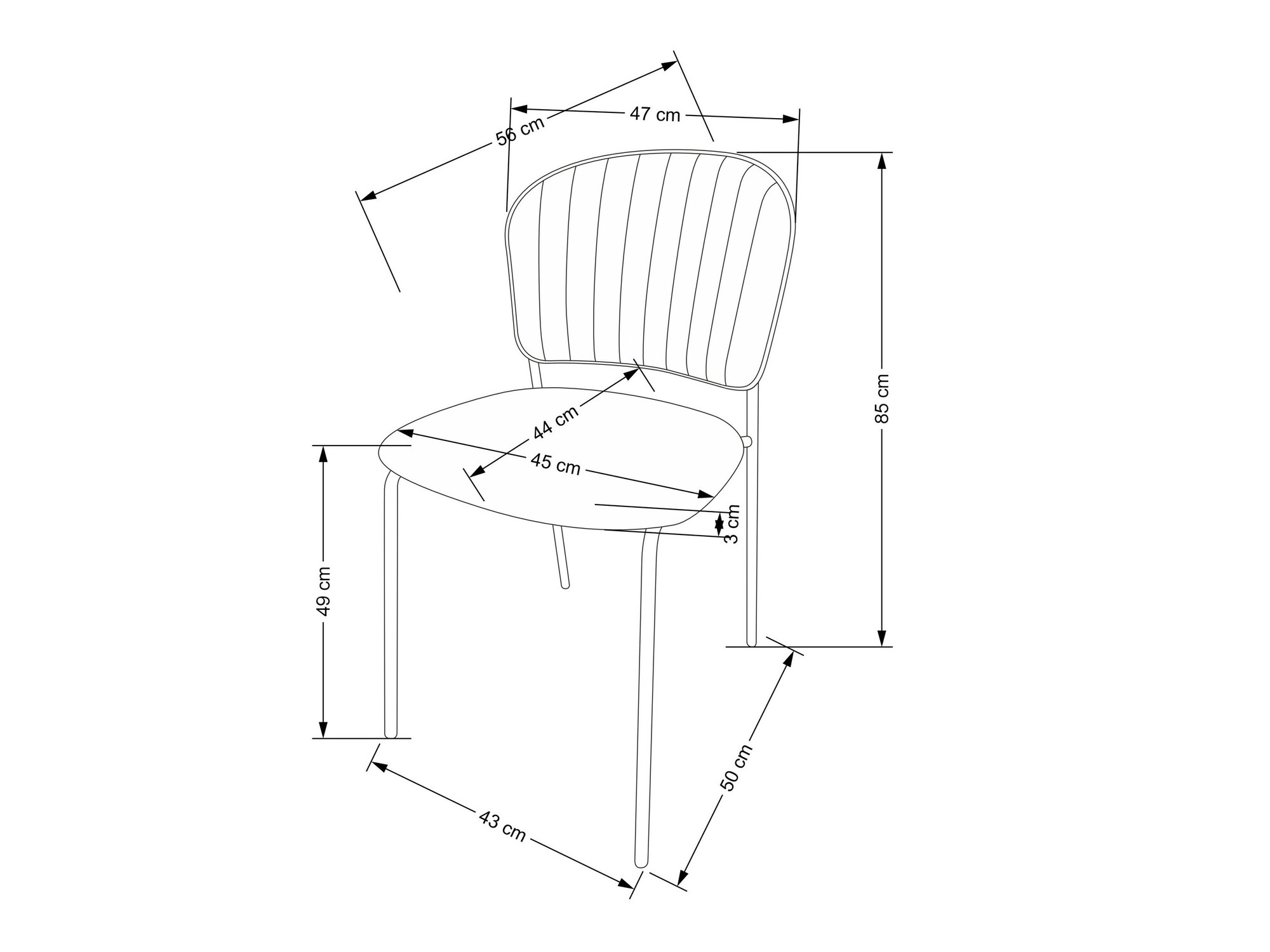 Stoel Houston 1640 (Beige)