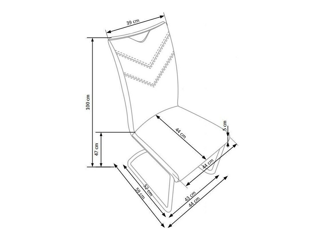 Stoel Houston 557 (Cappuccino)