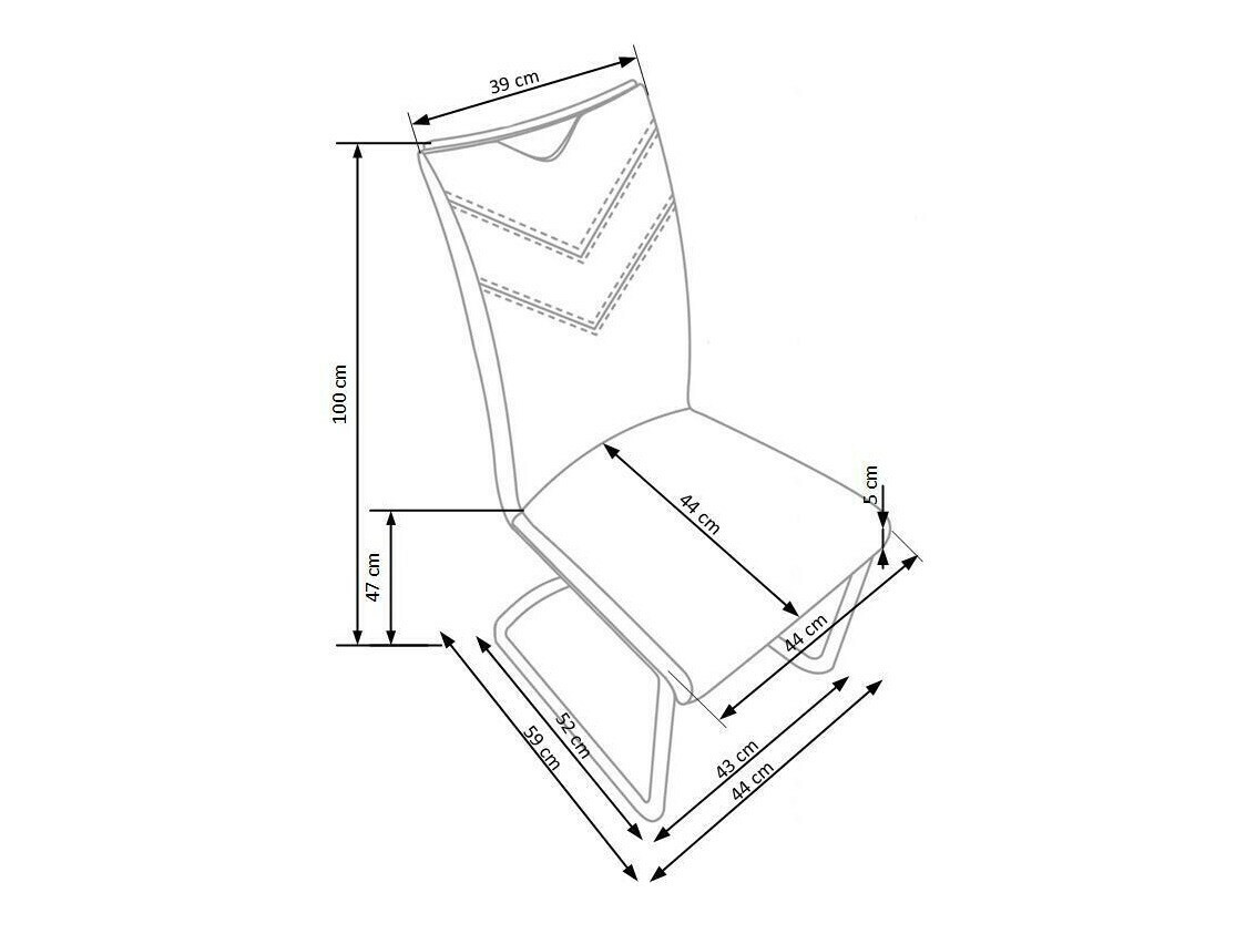 Stoel Houston 557 (Zwart)