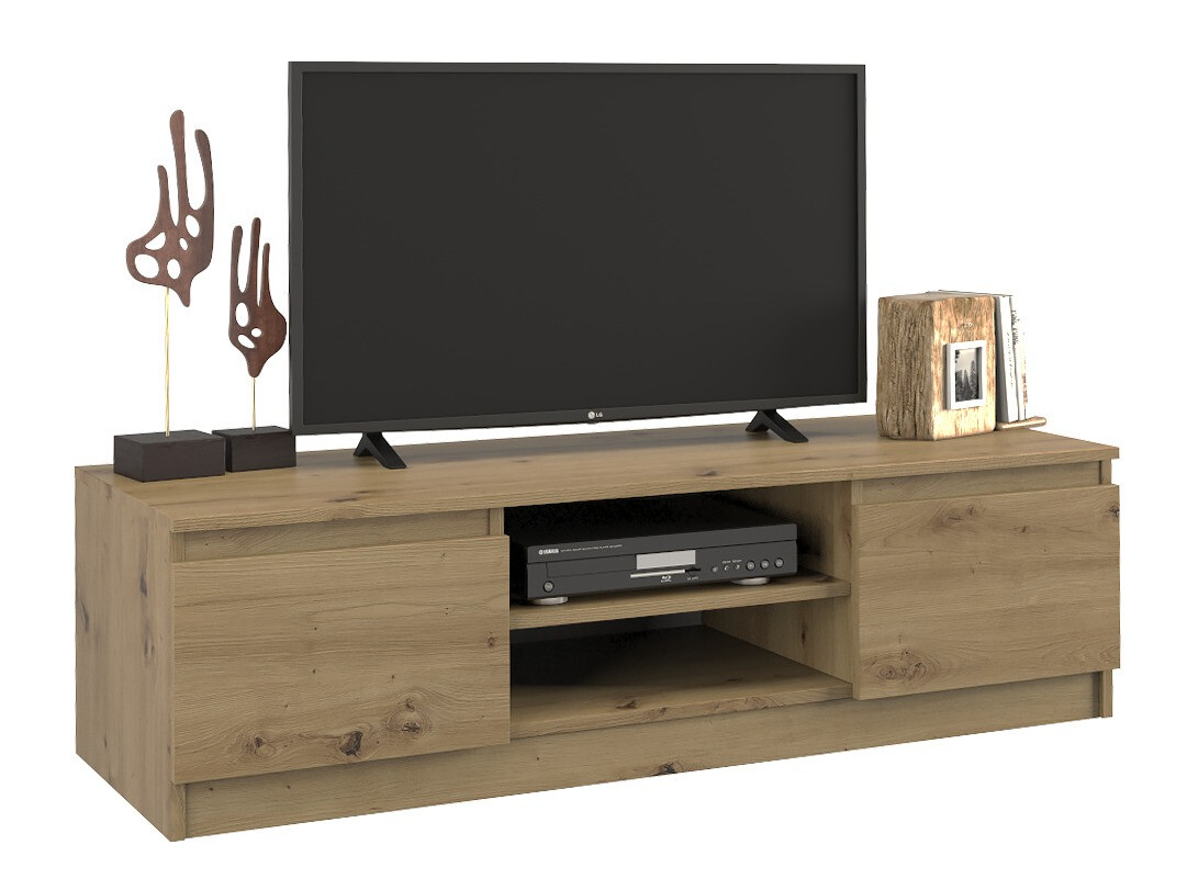 TV-meubel Elbvelu 123 (Artisan eiken)