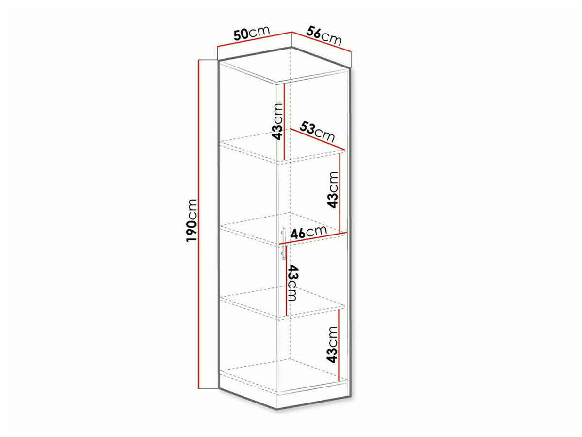 Boekenkast Cavmero 107 (Artisan eiken)