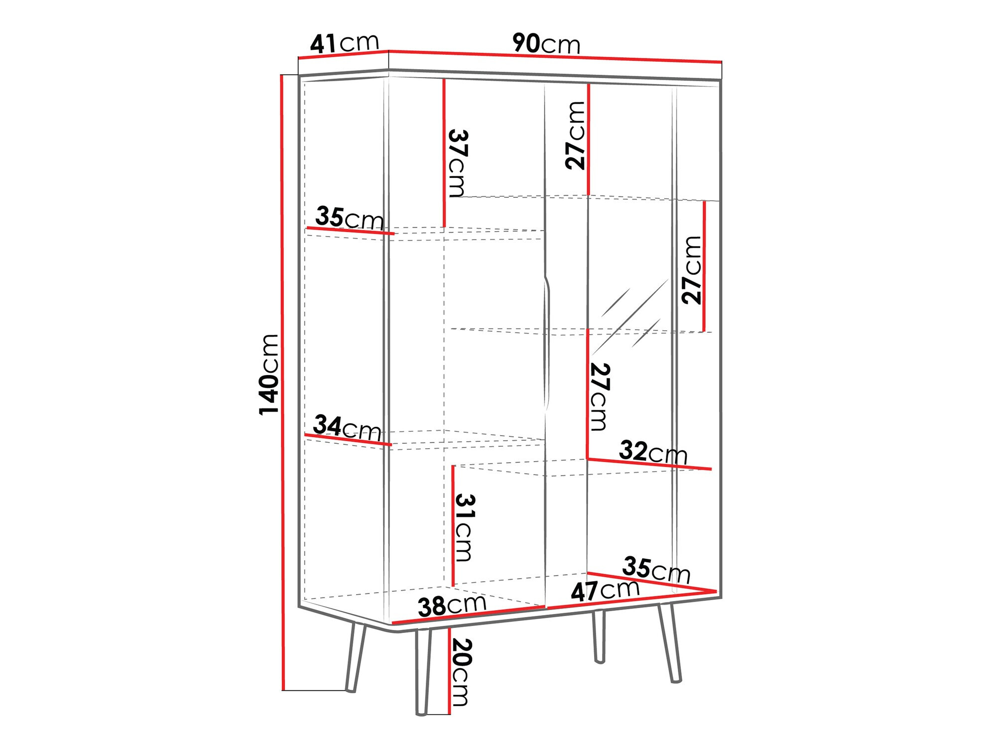 Boekenkast Livetre 103