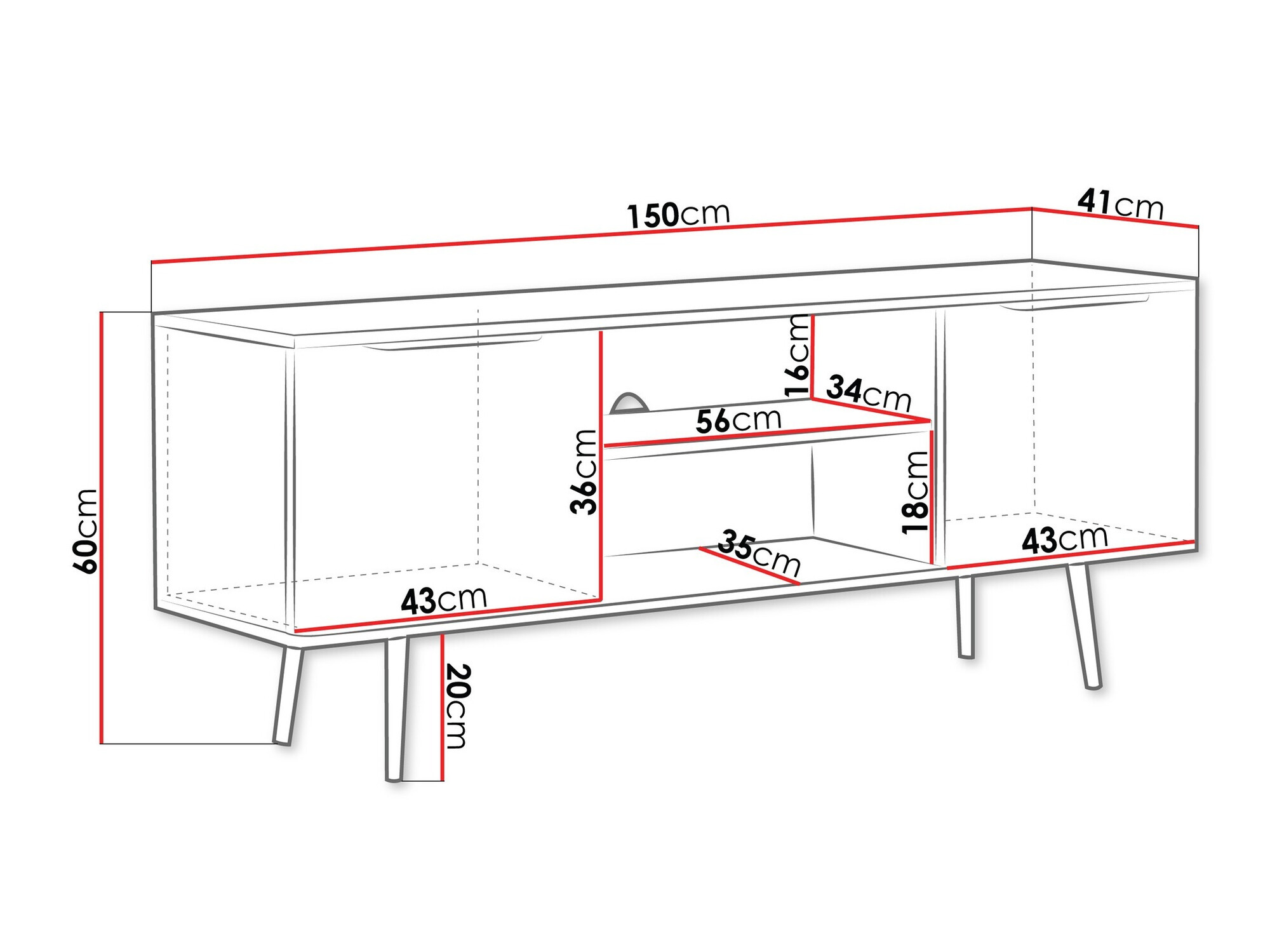 TV-meubel Livetre 101