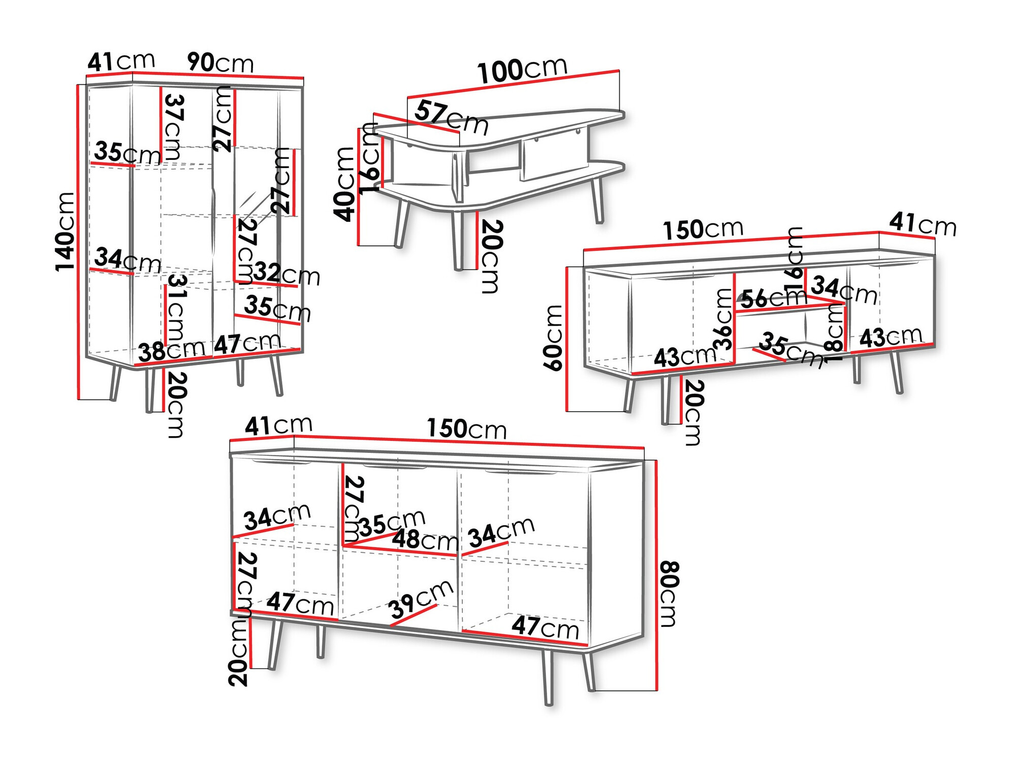 Woonkamerset Livetre 105 (Afwezig)