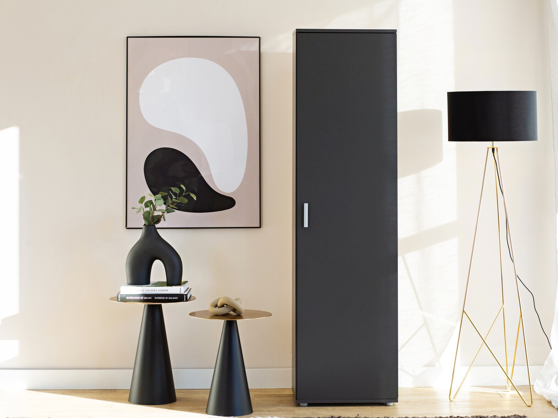 Boekenkast Bristol 200 (Antraciet)