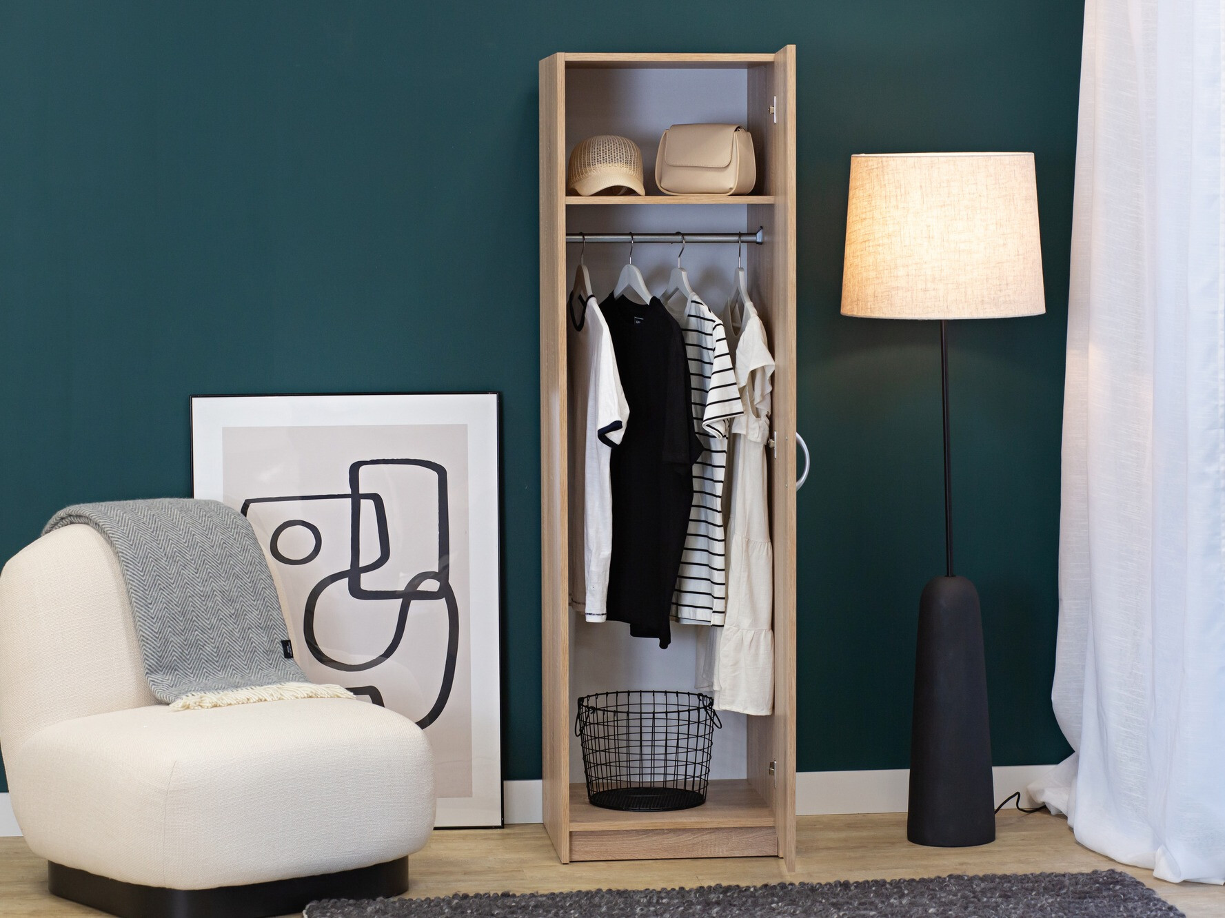 Kledingkast Bristol 197 (Sonoma eik)