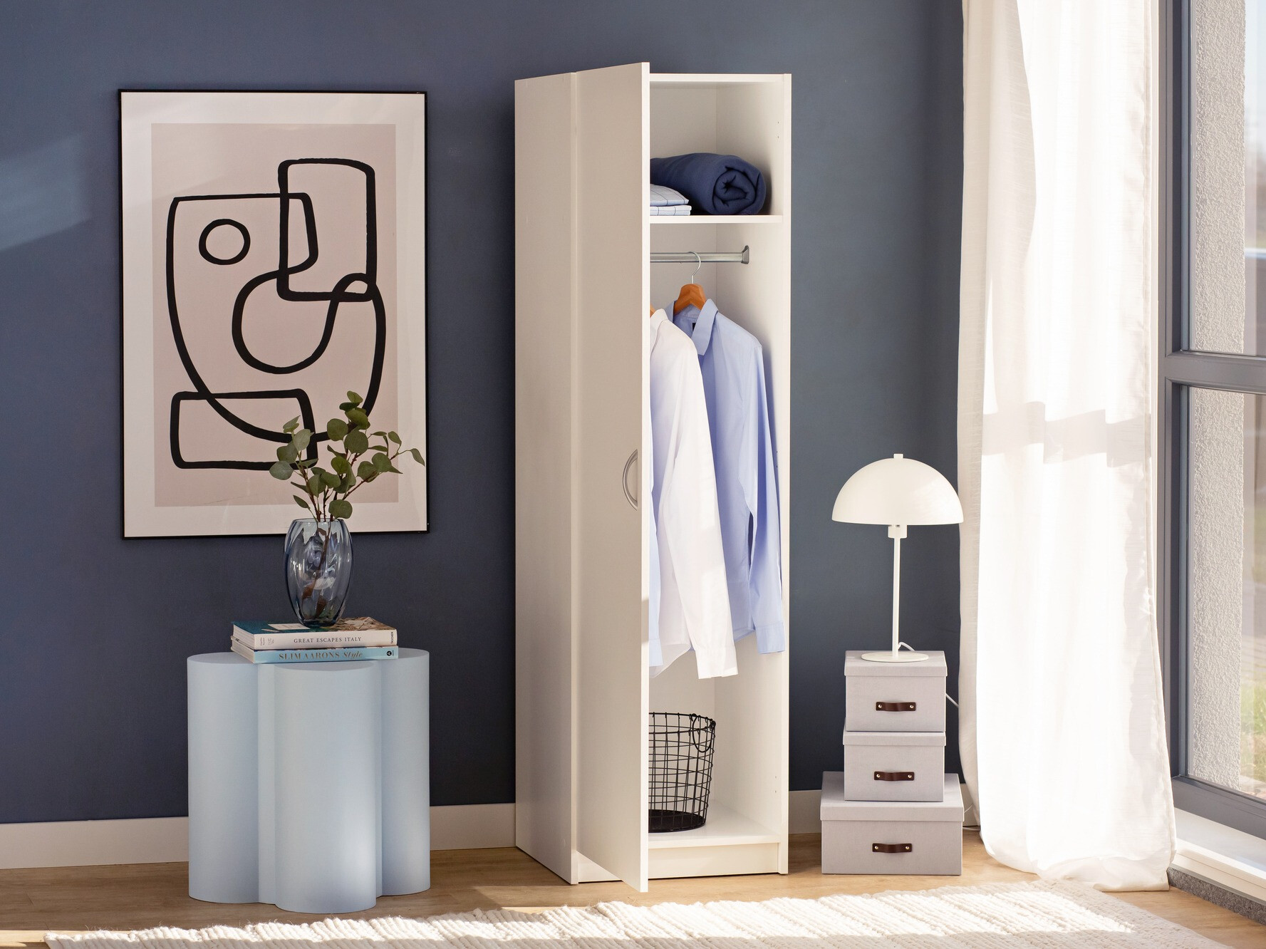 Kledingkast Bristol 197 (Wit)