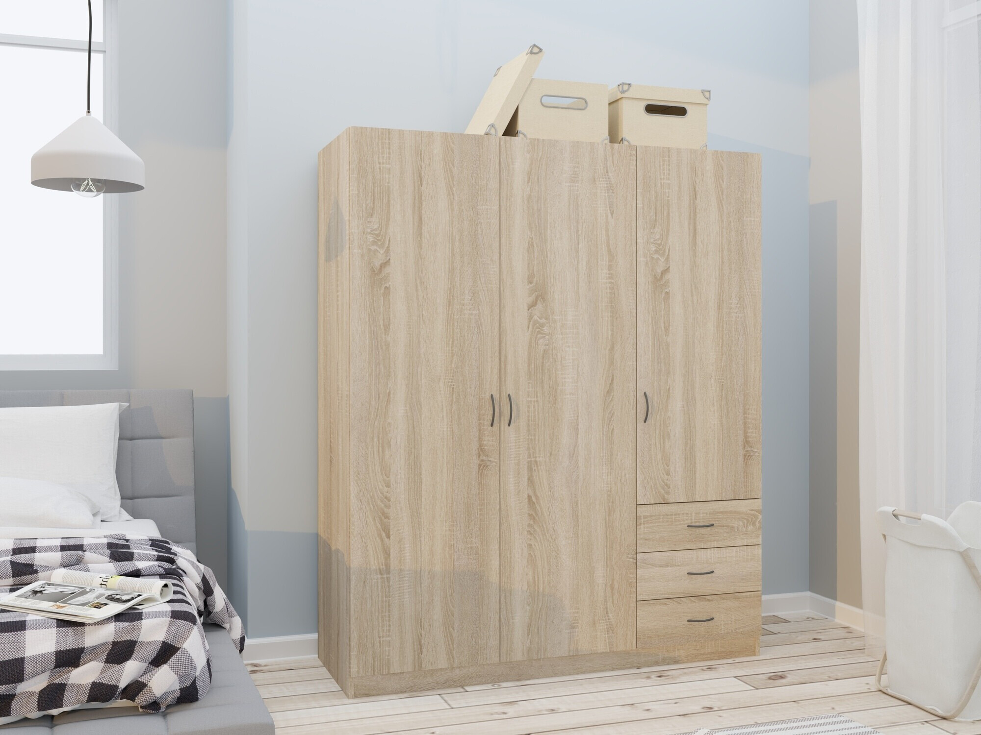 Kledingkast Bristol 199 (Sonoma eik)