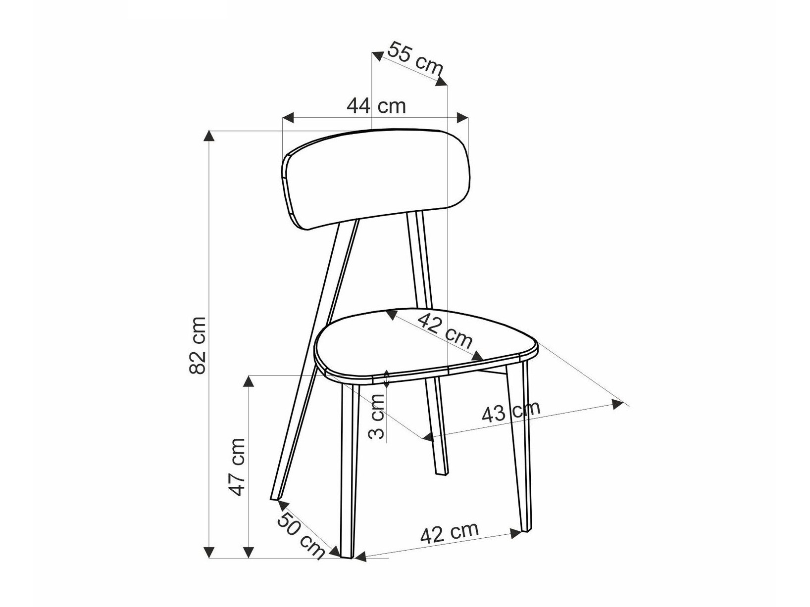 Stoel Houston 1678 (Beige)